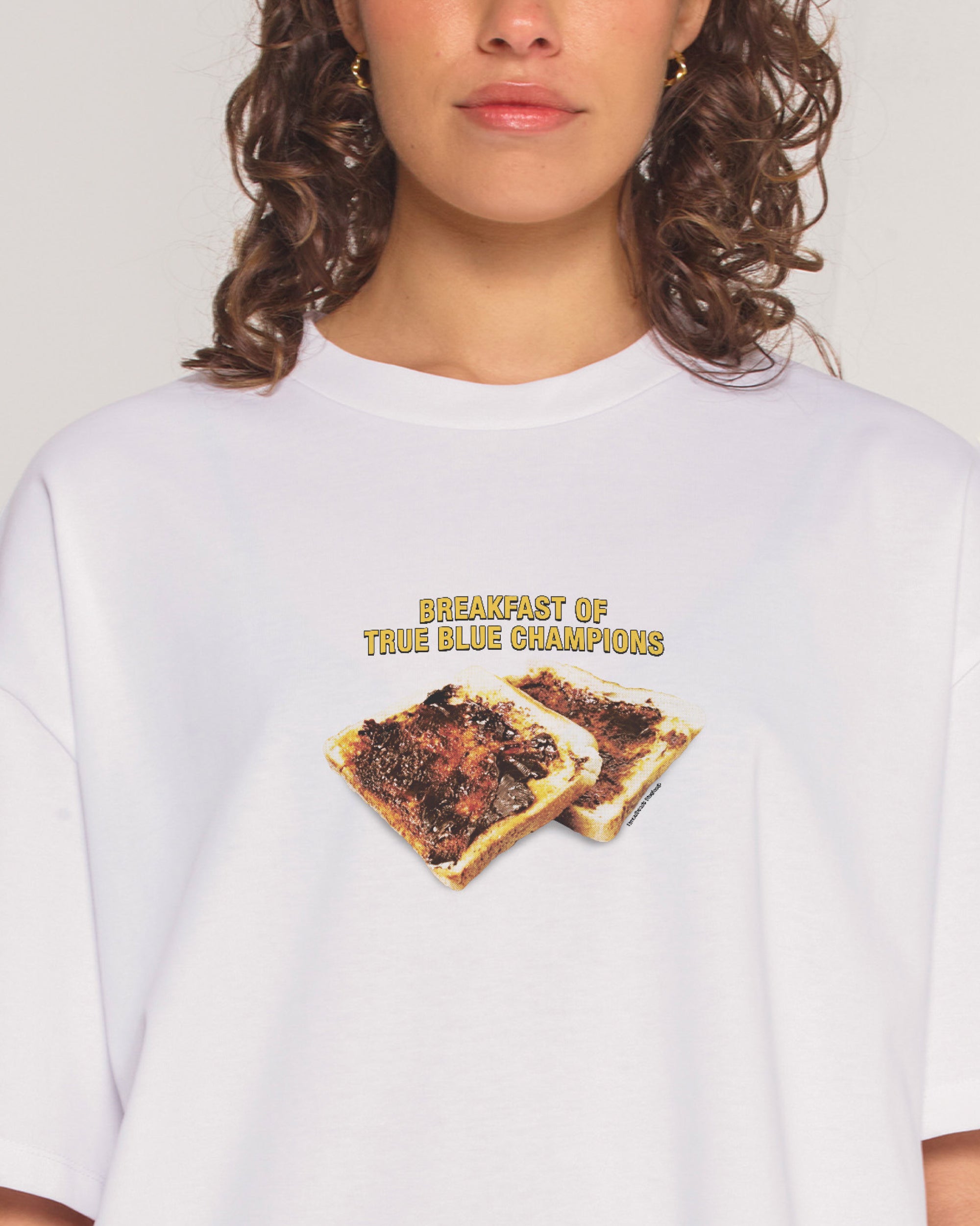 Breakfast of True Blue Champions Oversized Tee Threadheads Australia Online