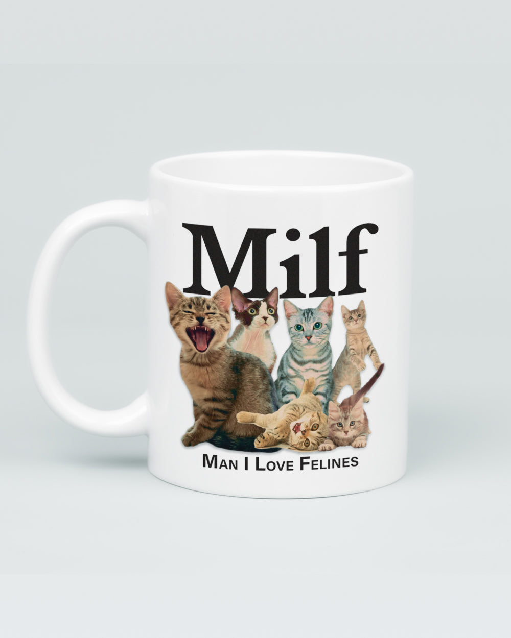 Man I Love Felines Mug