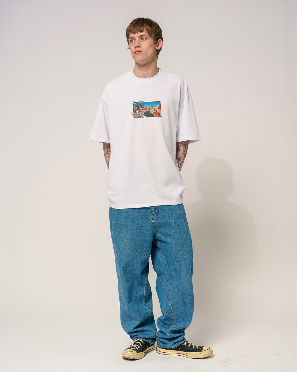 The Great Bugs Escape Oversized Tee Threadheads Australia #colour_white
