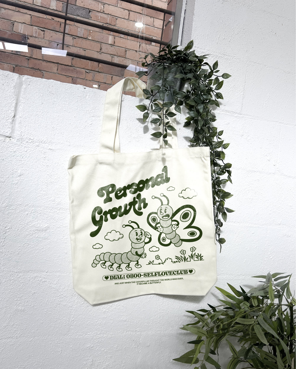 Personal Growth Tote Bag Australia Online #colour_natural