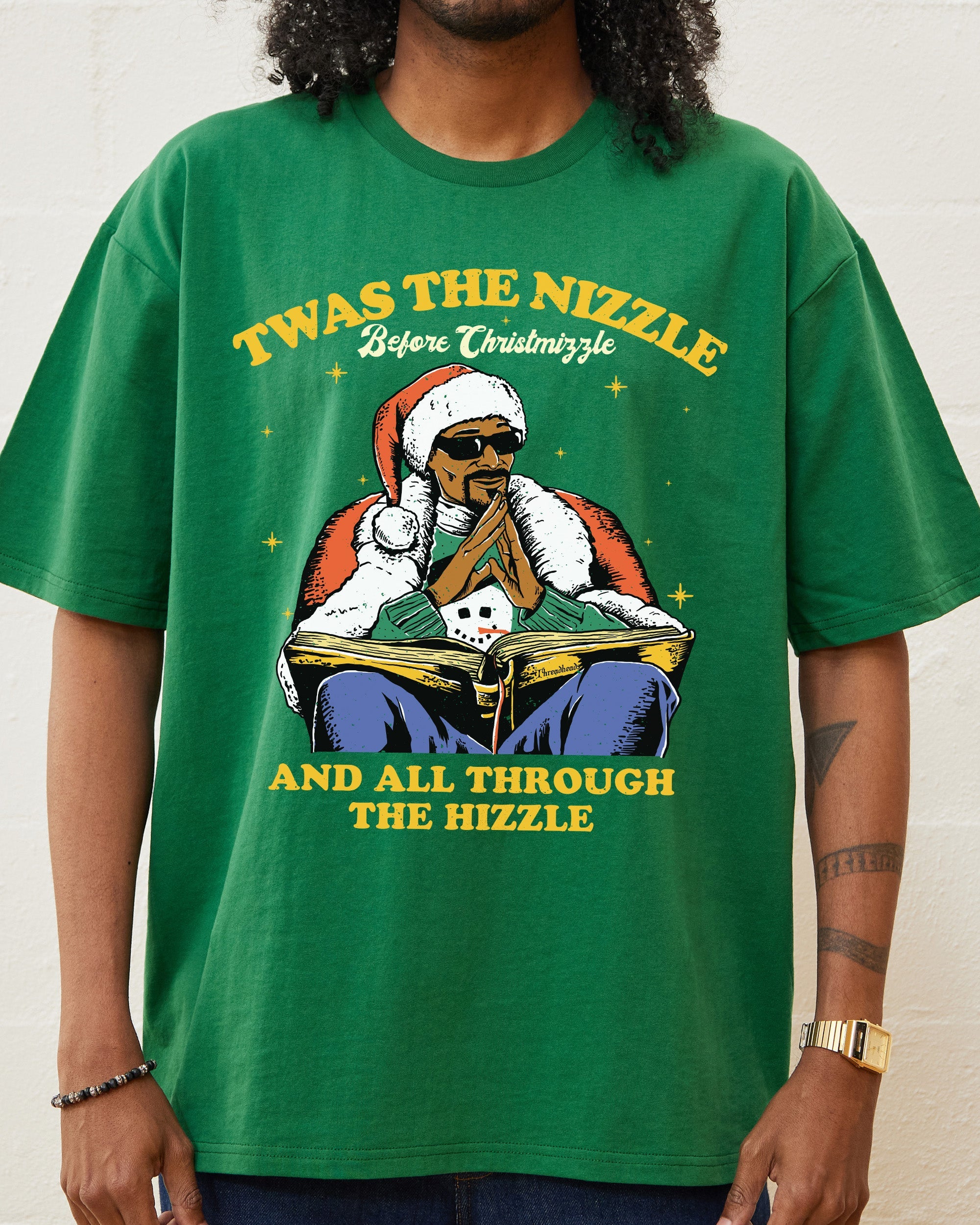 Christmizzle Dogg T-Shirt Australia Online Green