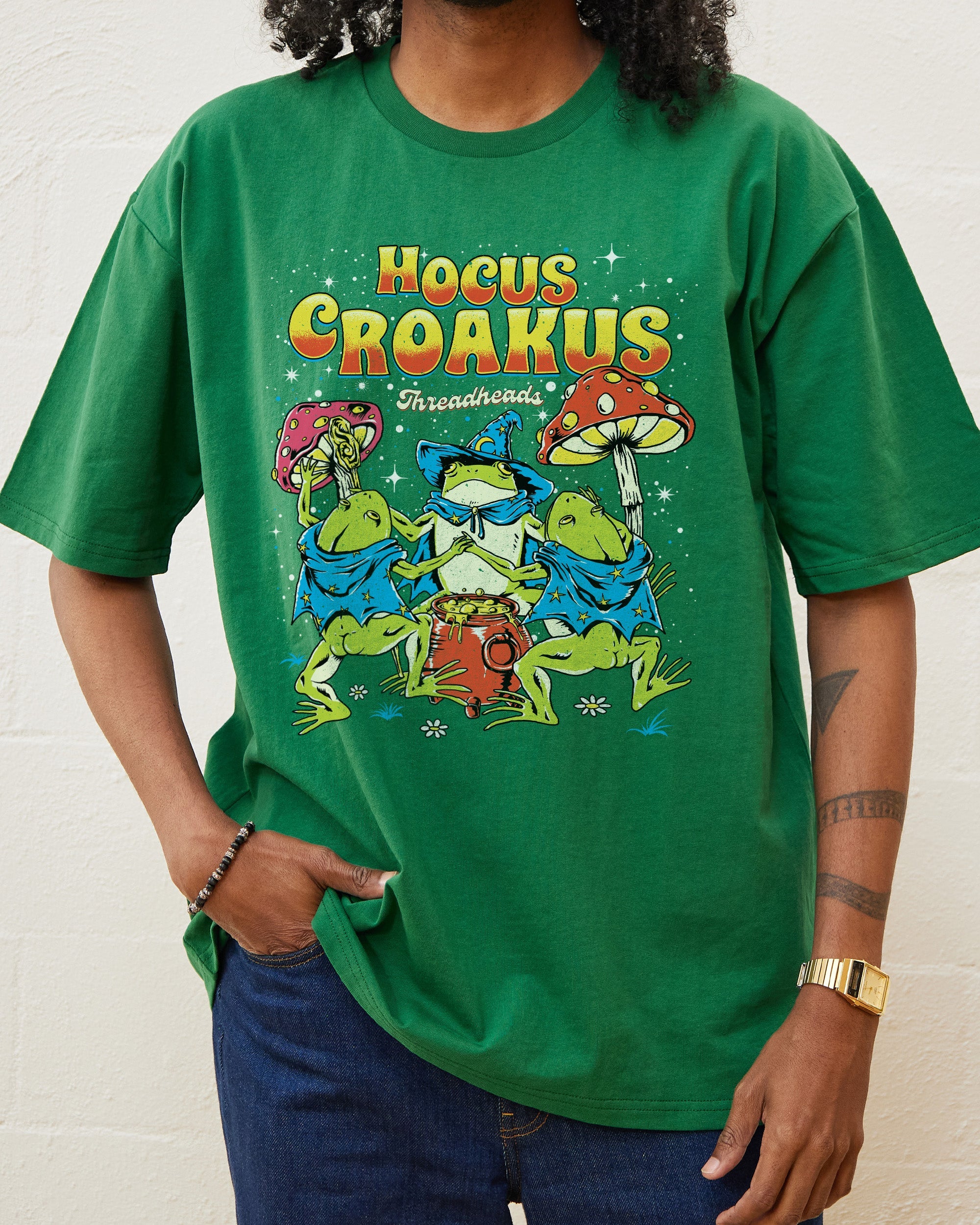 Hocus Croakus T-Shirt Australia Online Green