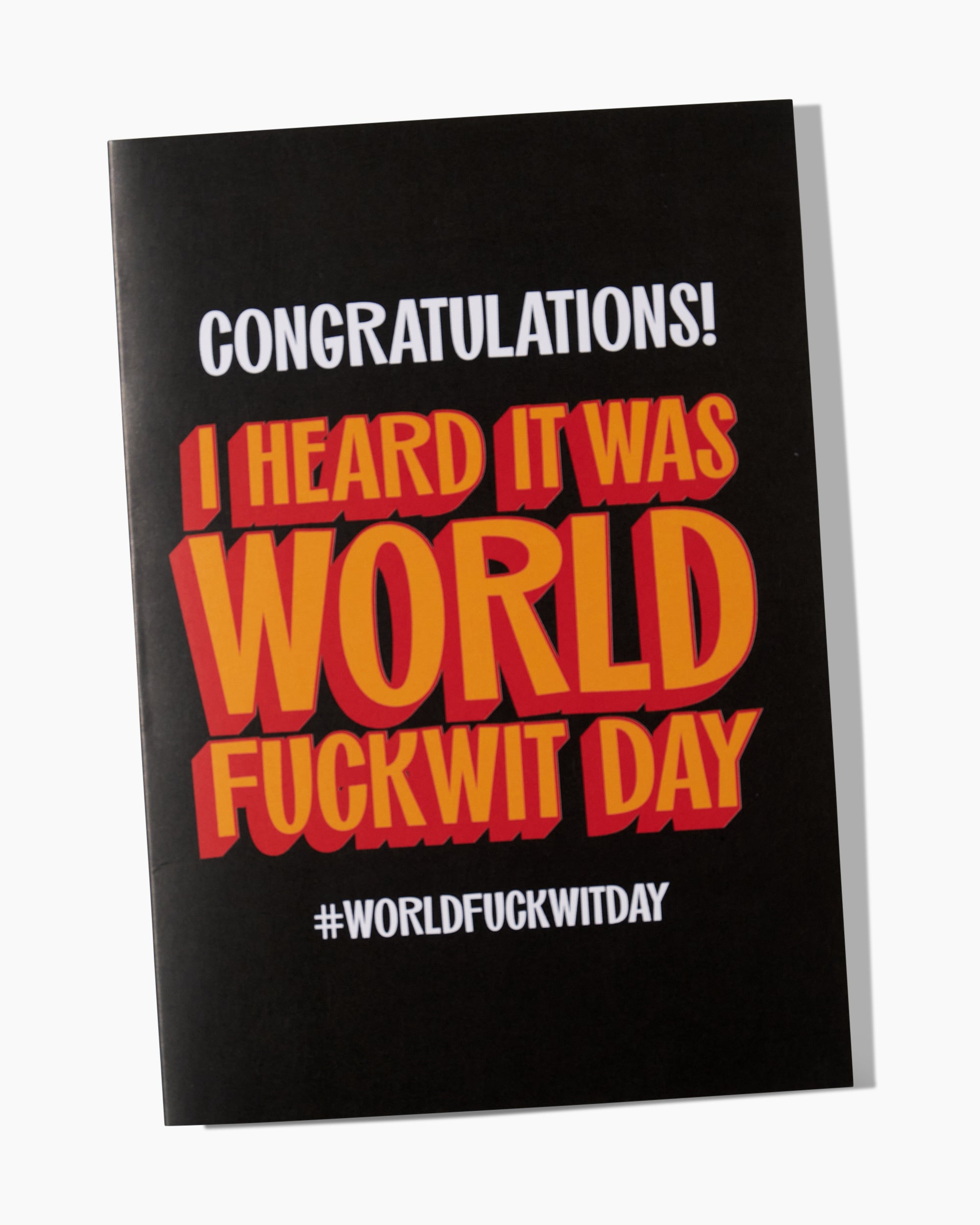 Congratulations Fuckwit Greeting Card Australia Online