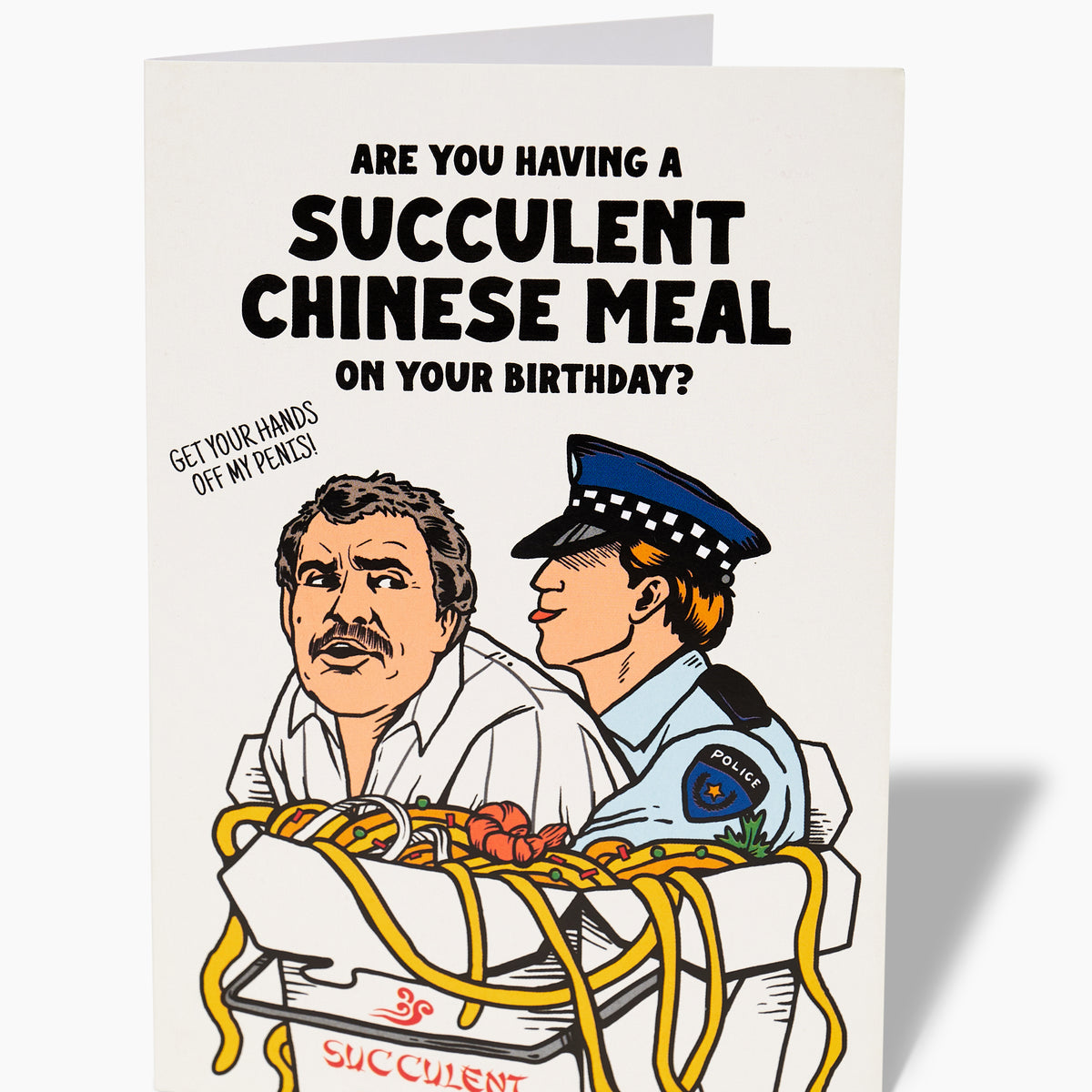 Succulent Chinese Meal Greeting Card