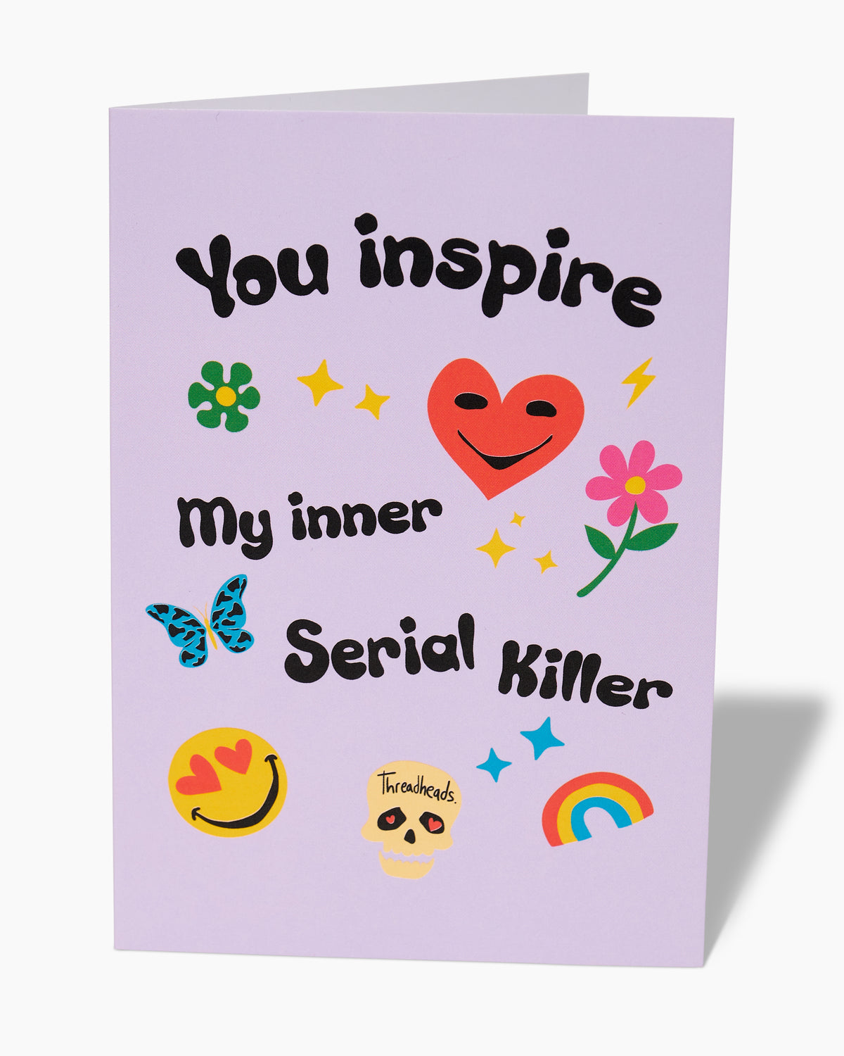Inspire my Inner Serial Killer Greeting Card Funny Greeting Card