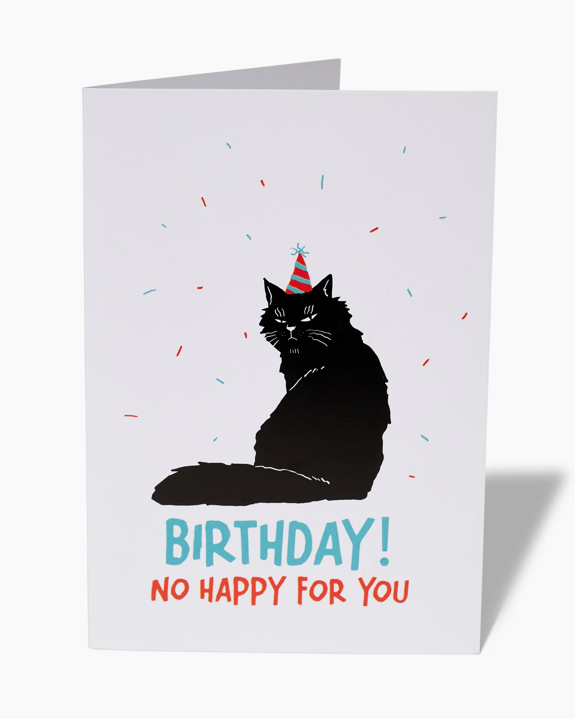 No Happy For You Greeting Card Australia Online