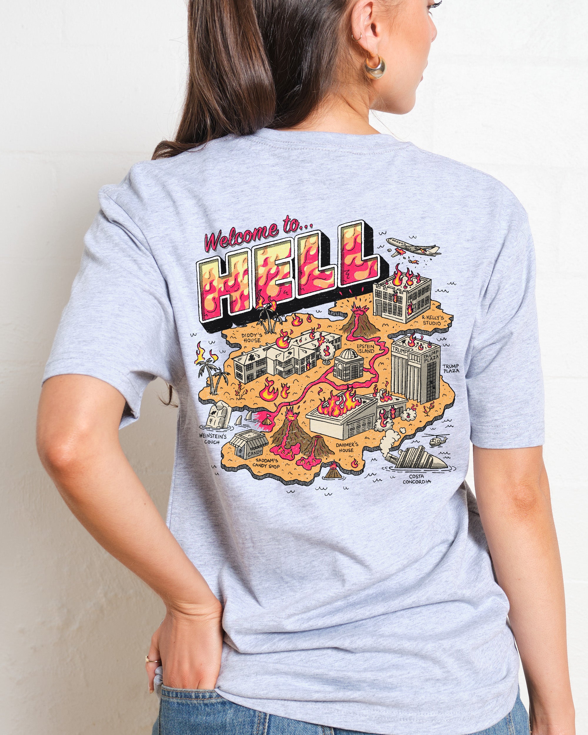 Welcome to Hell T-Shirt - Grey