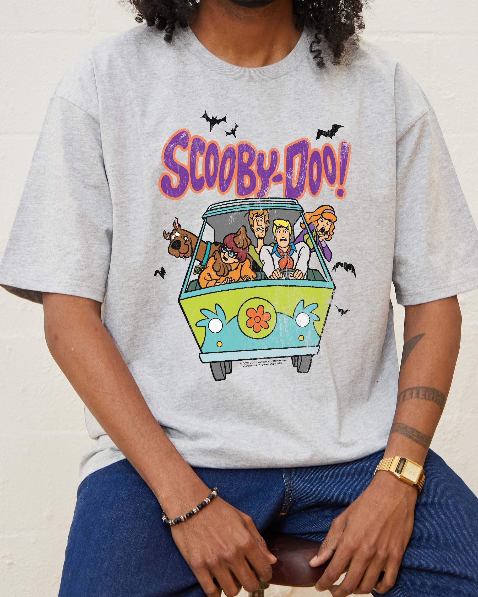 Scooby Doo Bats T-Shirt Australia Online Grey