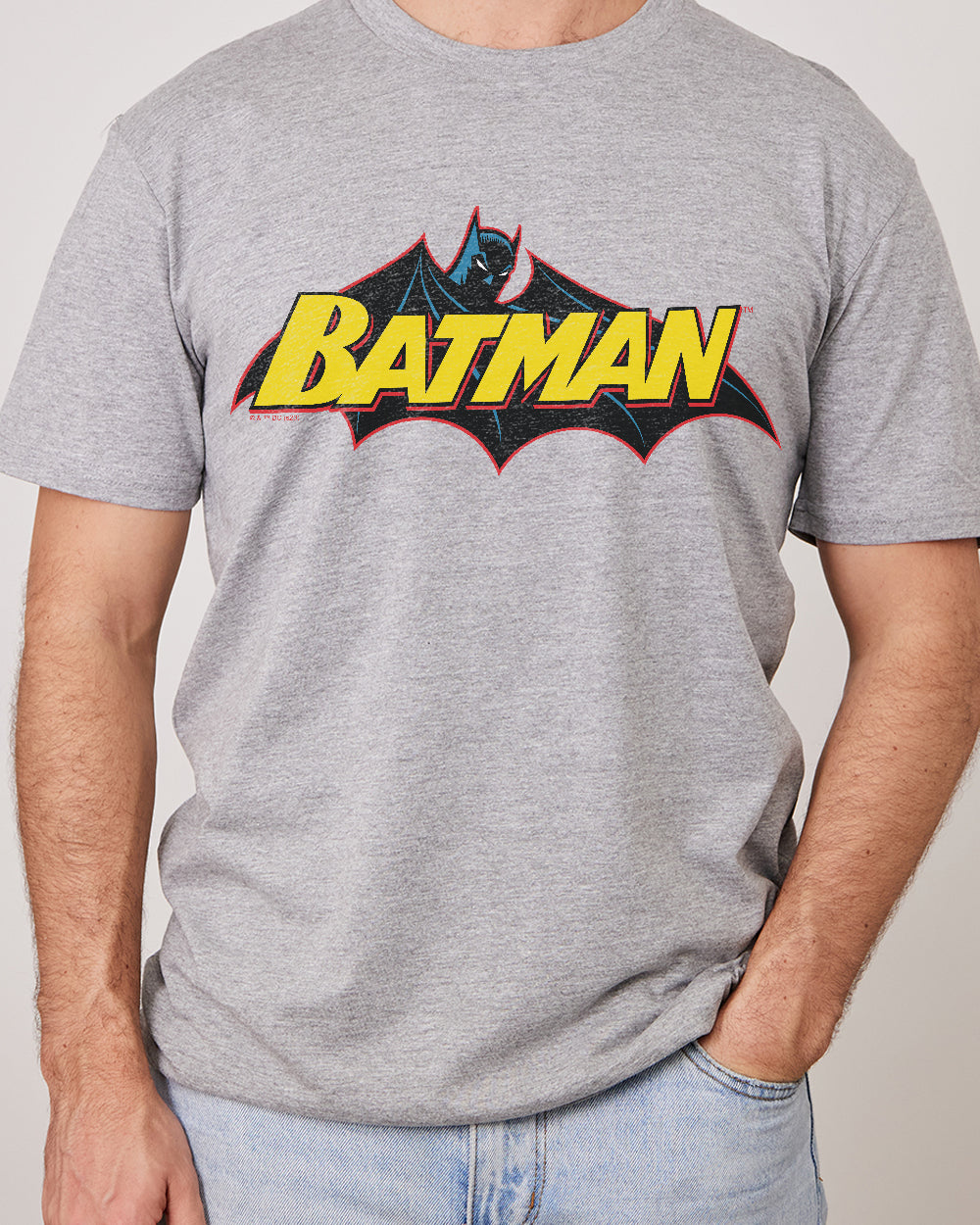 Bat Cape Logo T-Shirt Australia Online #colour_grey