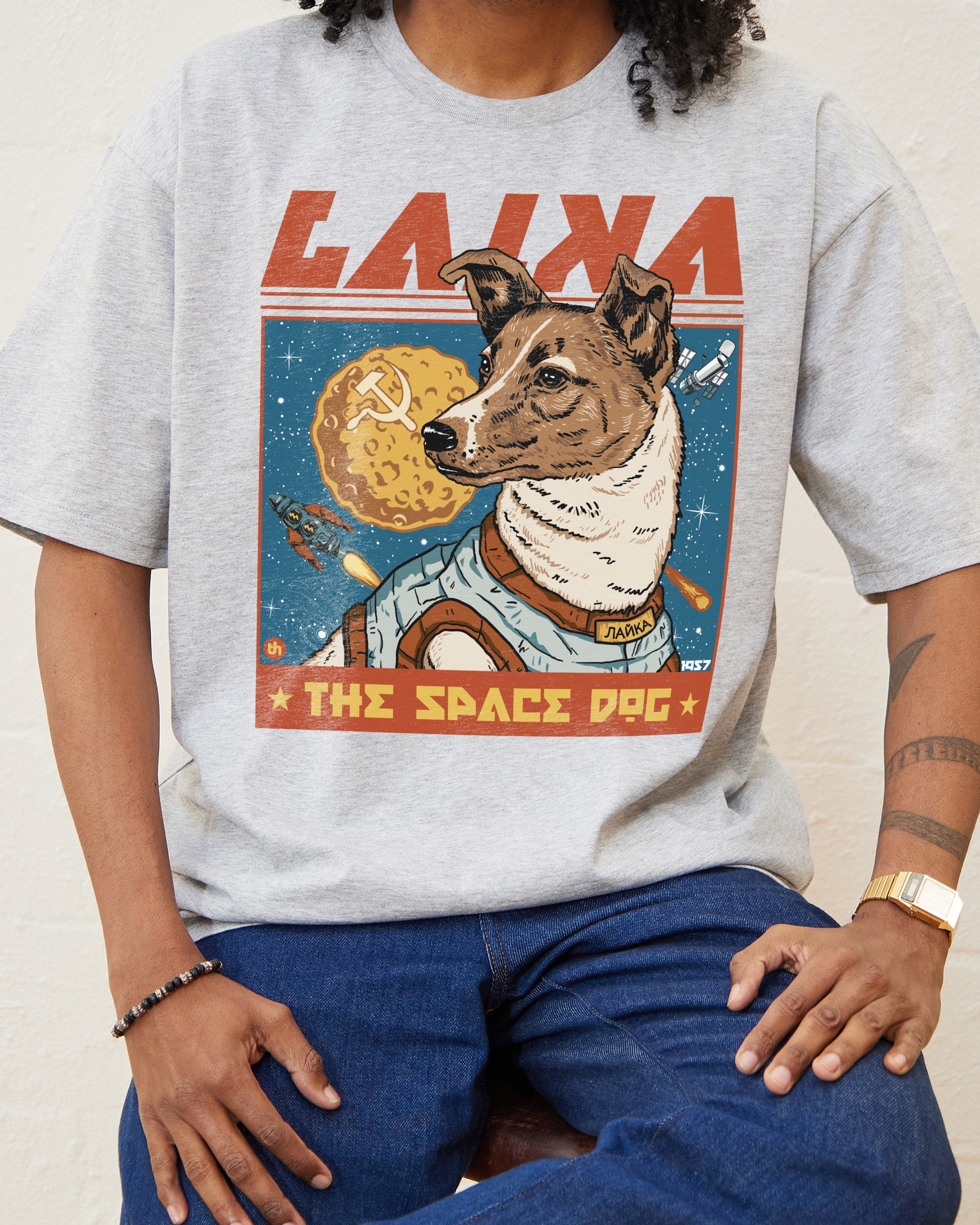 Laika the Space Dog T-Shirt Australia Online