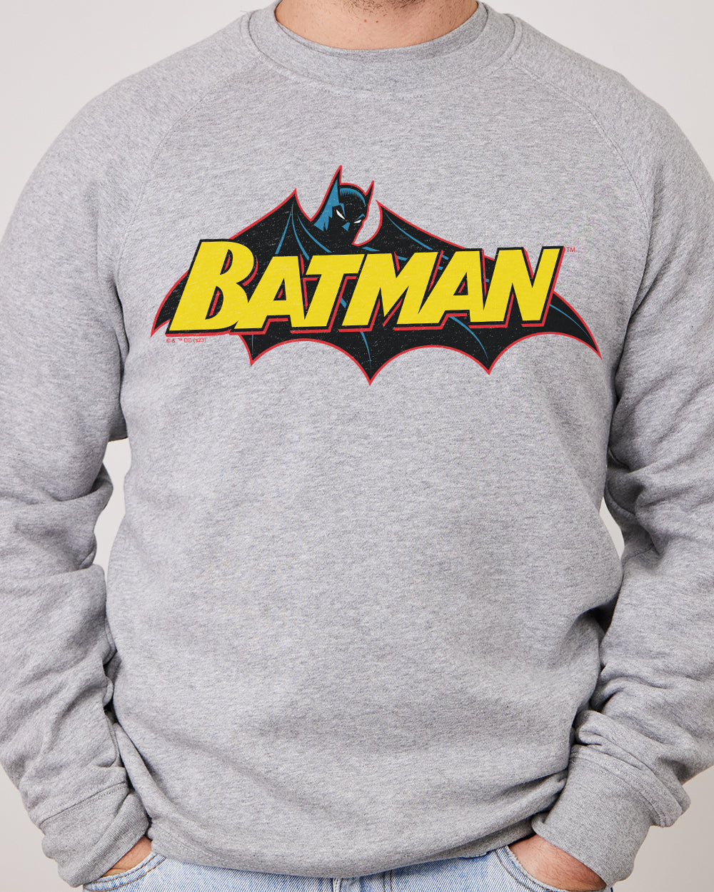 Bat Cape Logo Jumper Australia Online #colour_grey