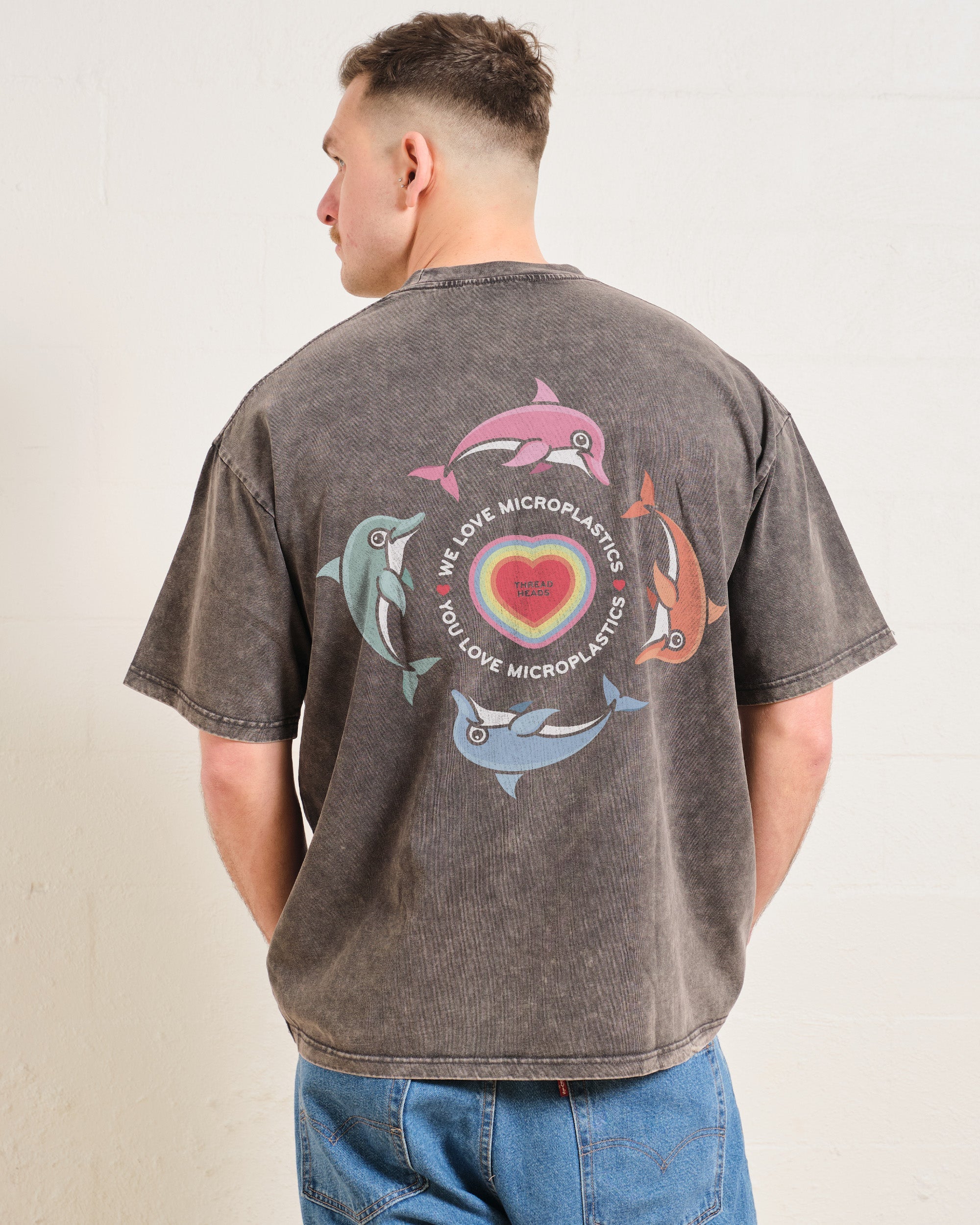 We Love Microplastics Oversized Tee