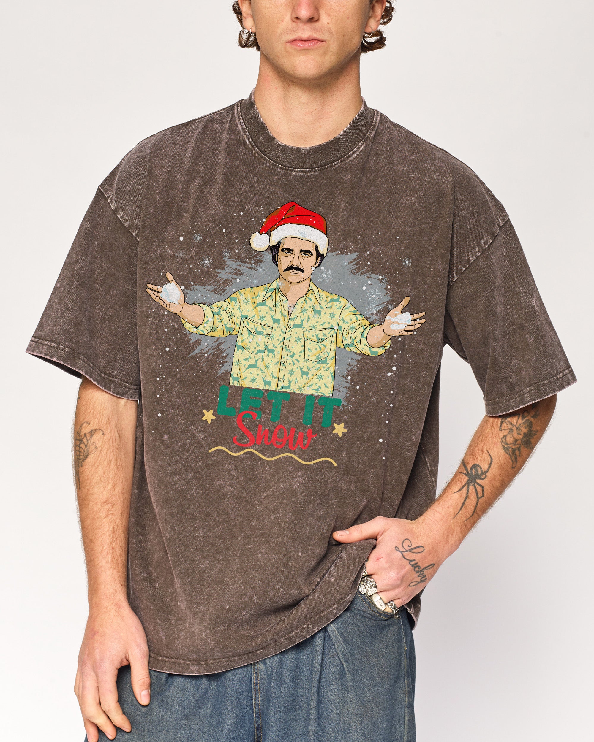 Let it Snow Wash Tee
