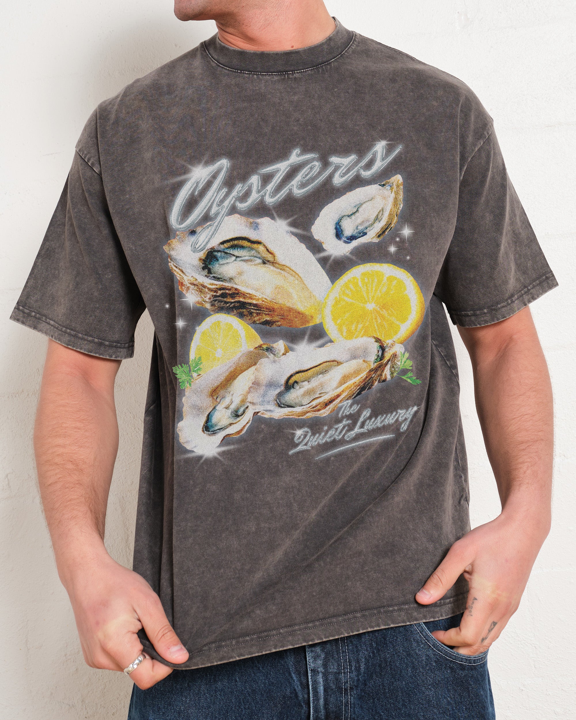 Oysters, The Quiet Luxury Wash Tee