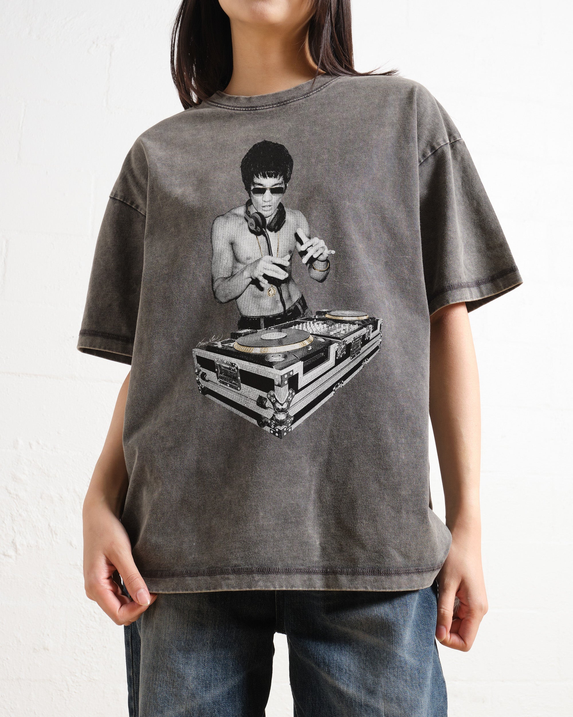 DJ Bruce Lee Oversized Tee | Official Bruce Lee Merch