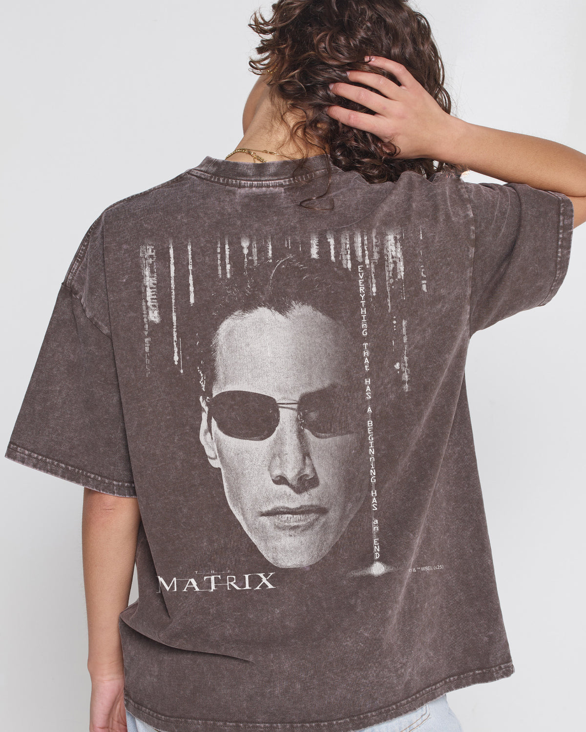 Matrix Revolution 2.0 Grey Stone Oversized Tee
