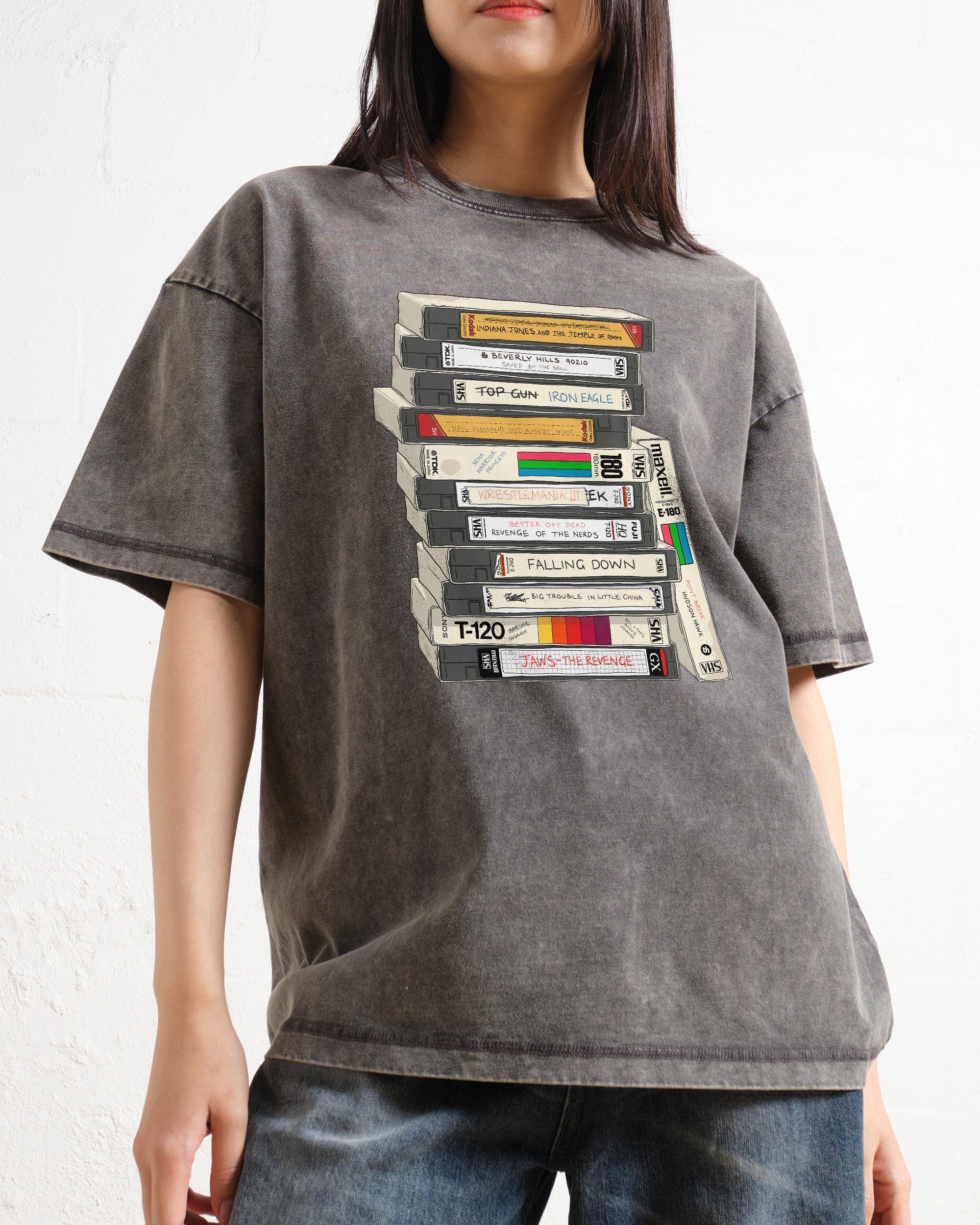 VHS Tapes Wash Tee Australia Online