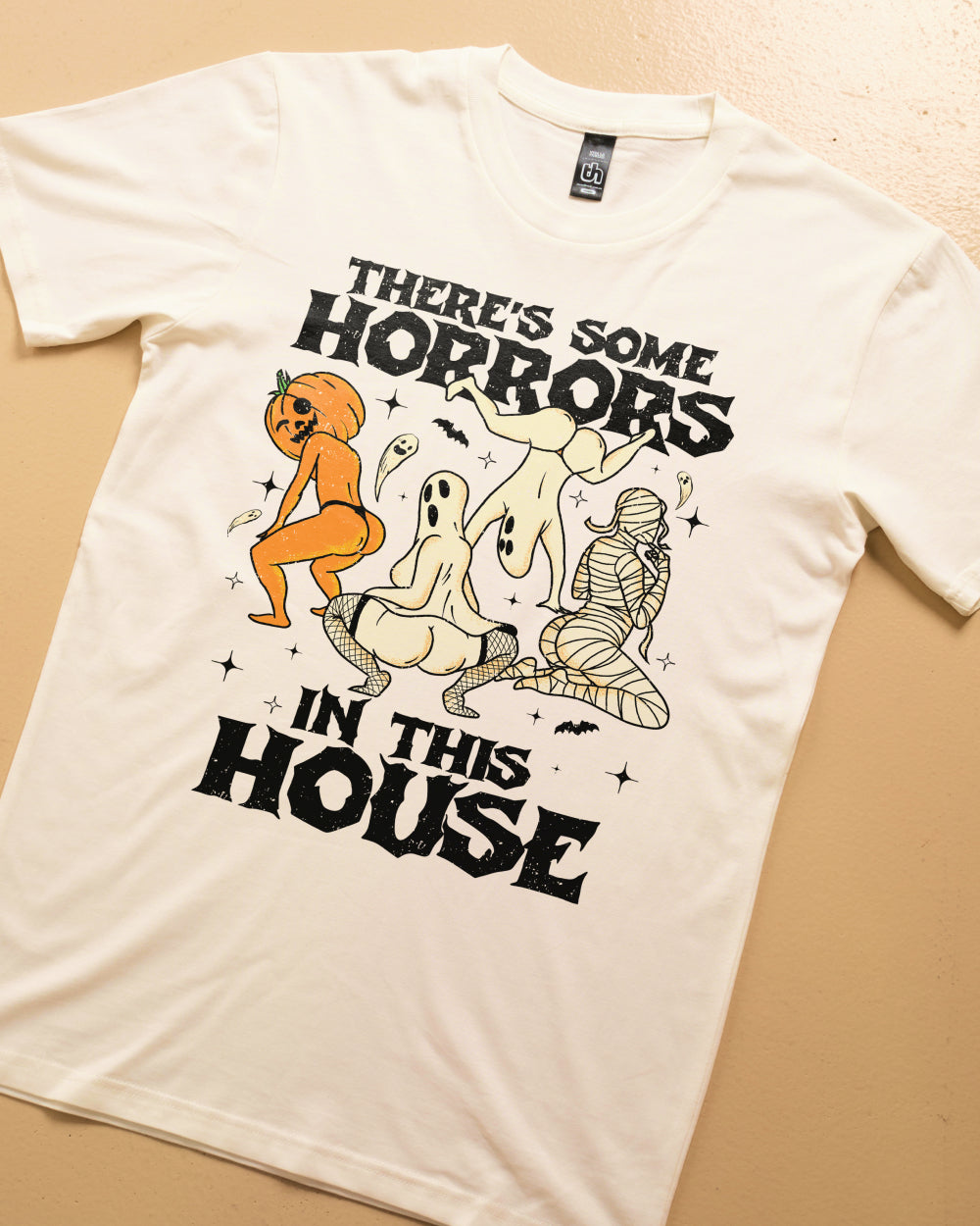 There's Some Horrors In This House T-Shirt Australia Online White