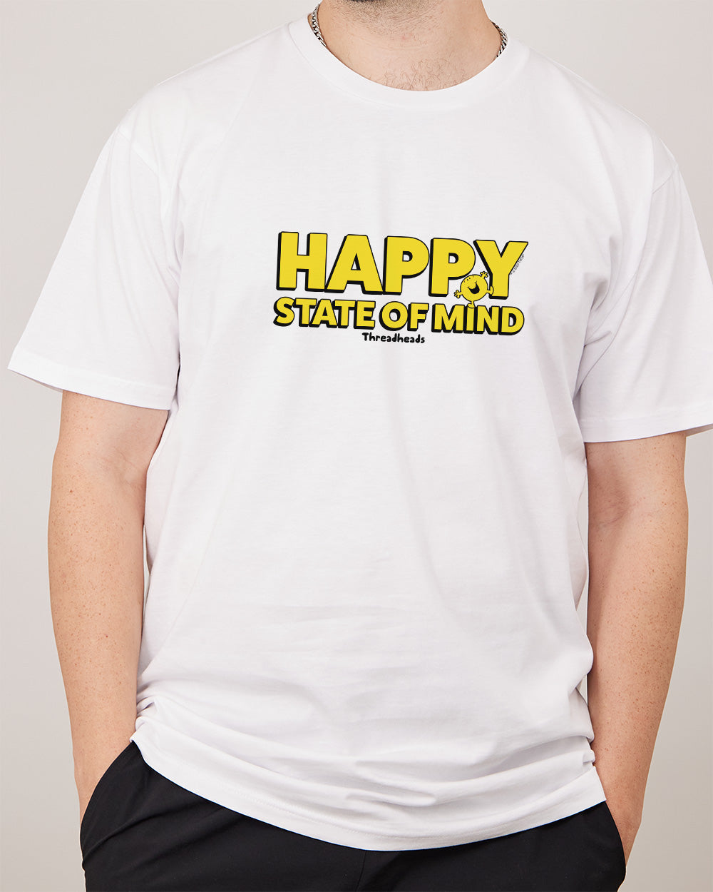 Happy States of Mind T-Shirt Australia Online #colour_white