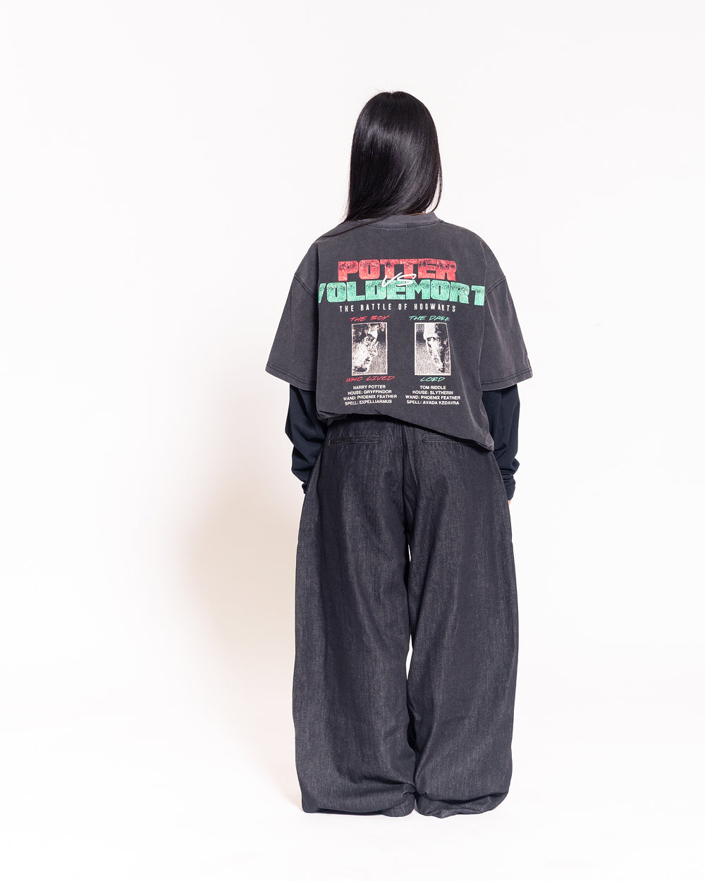 Potter vs. Voldemort Showdown Oversized Tee