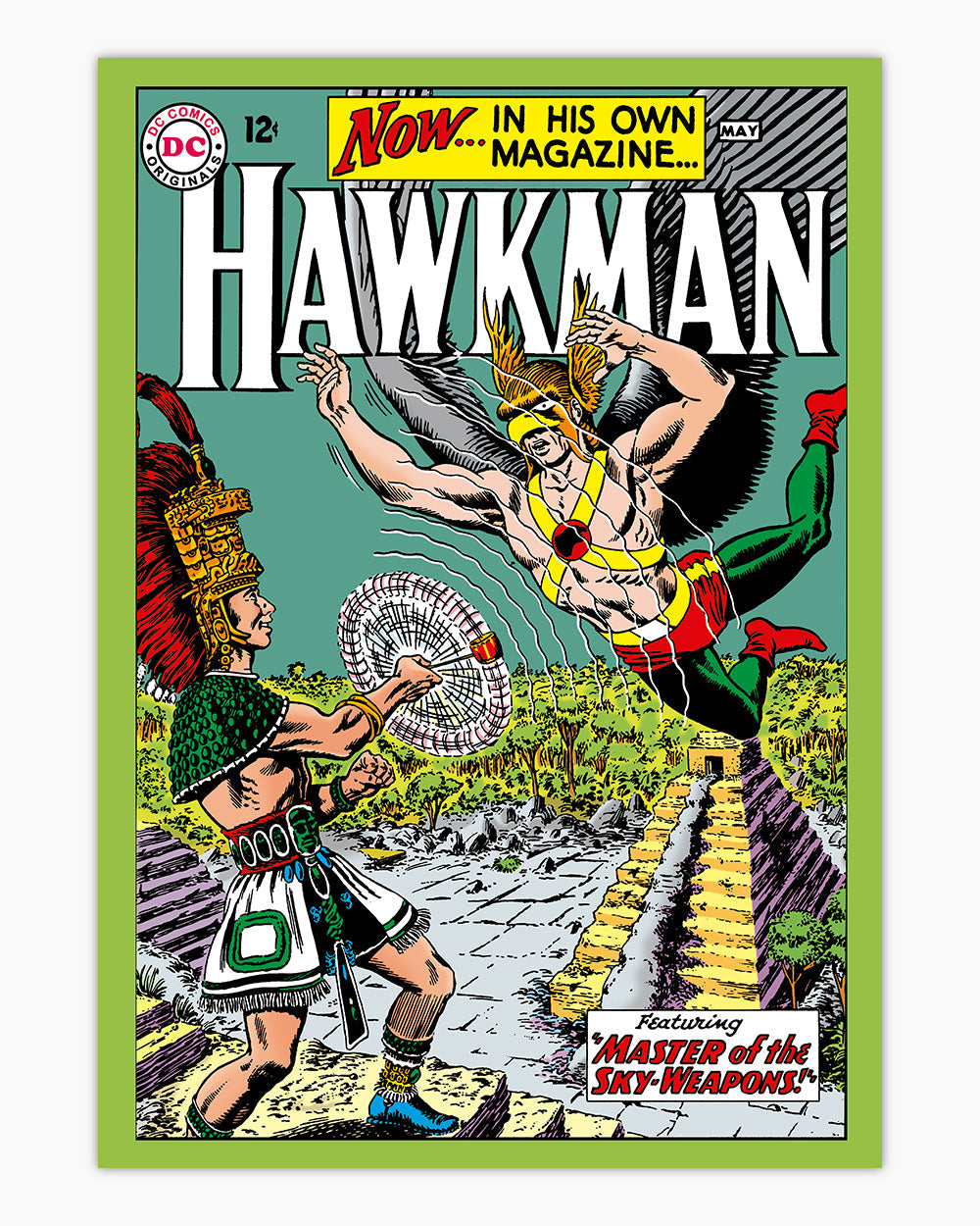 Hawkman Art Print #colour_Green