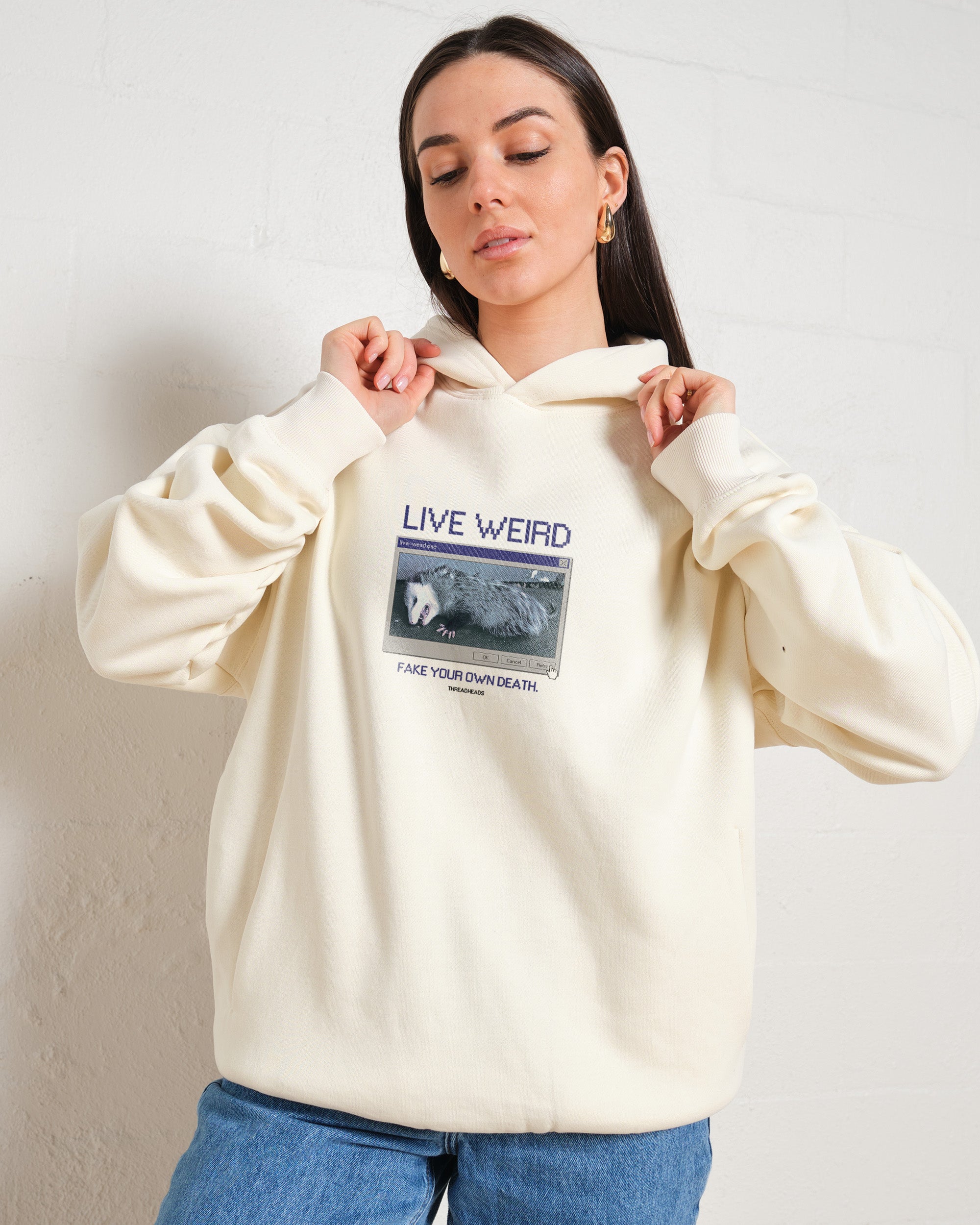 Live Weird, Fake Your Own Death Sweatshirt Australia Online