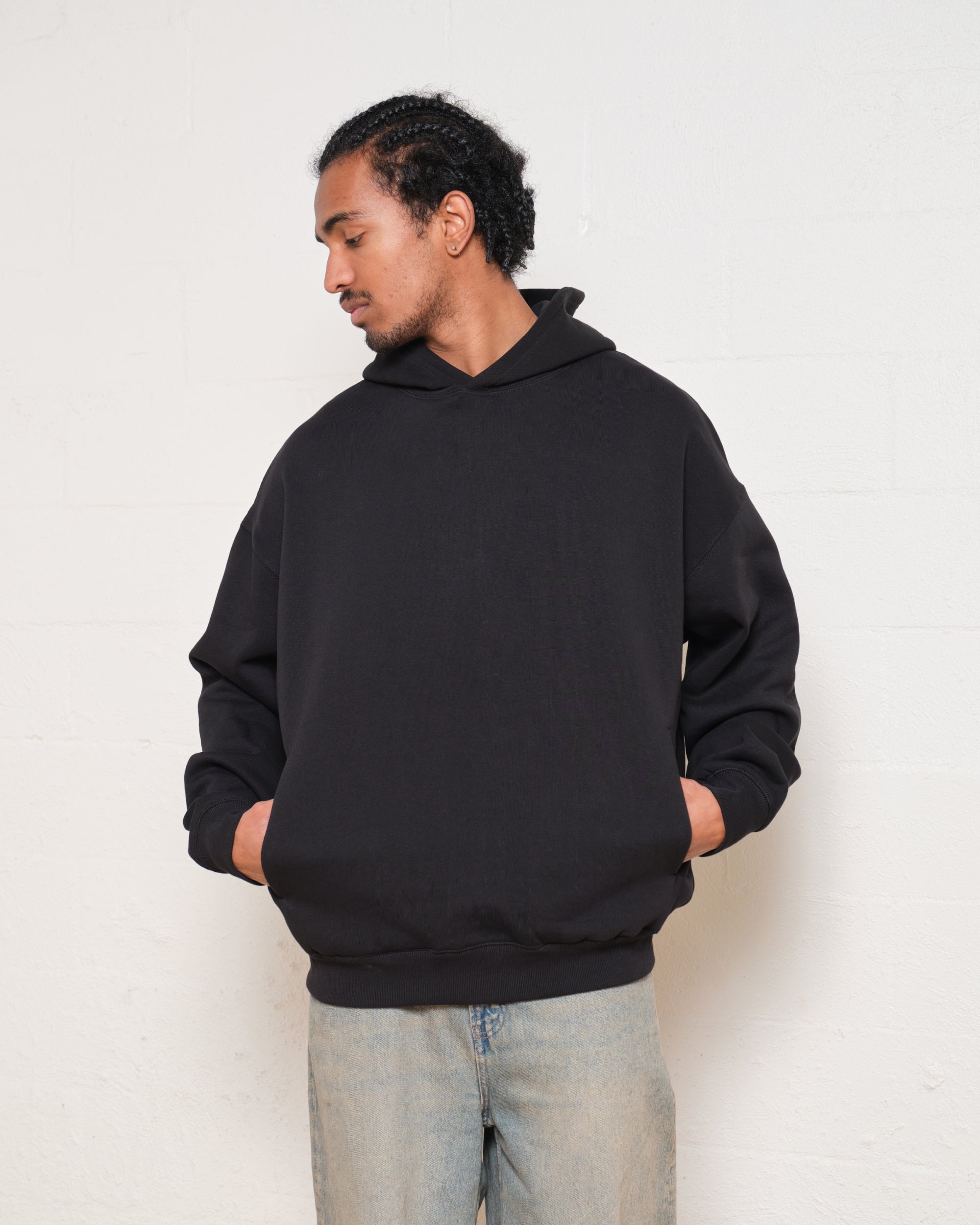 Blank Plain Hoodie Australia Online #colour_black