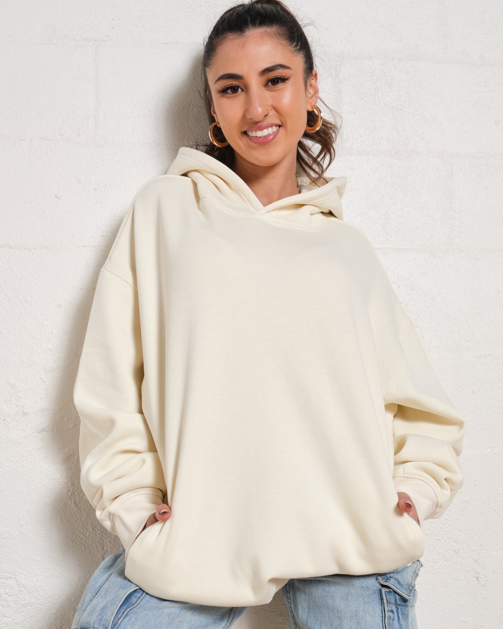 Blank Plain Hoodie Australia Online #colour_natural