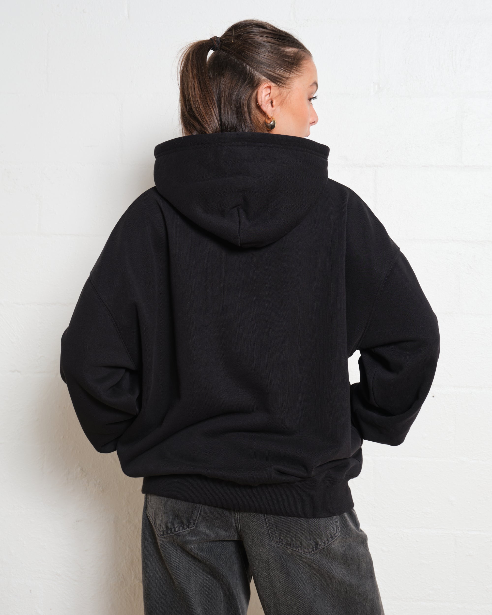 Blank Plain Hoodie Australia Online #colour_black