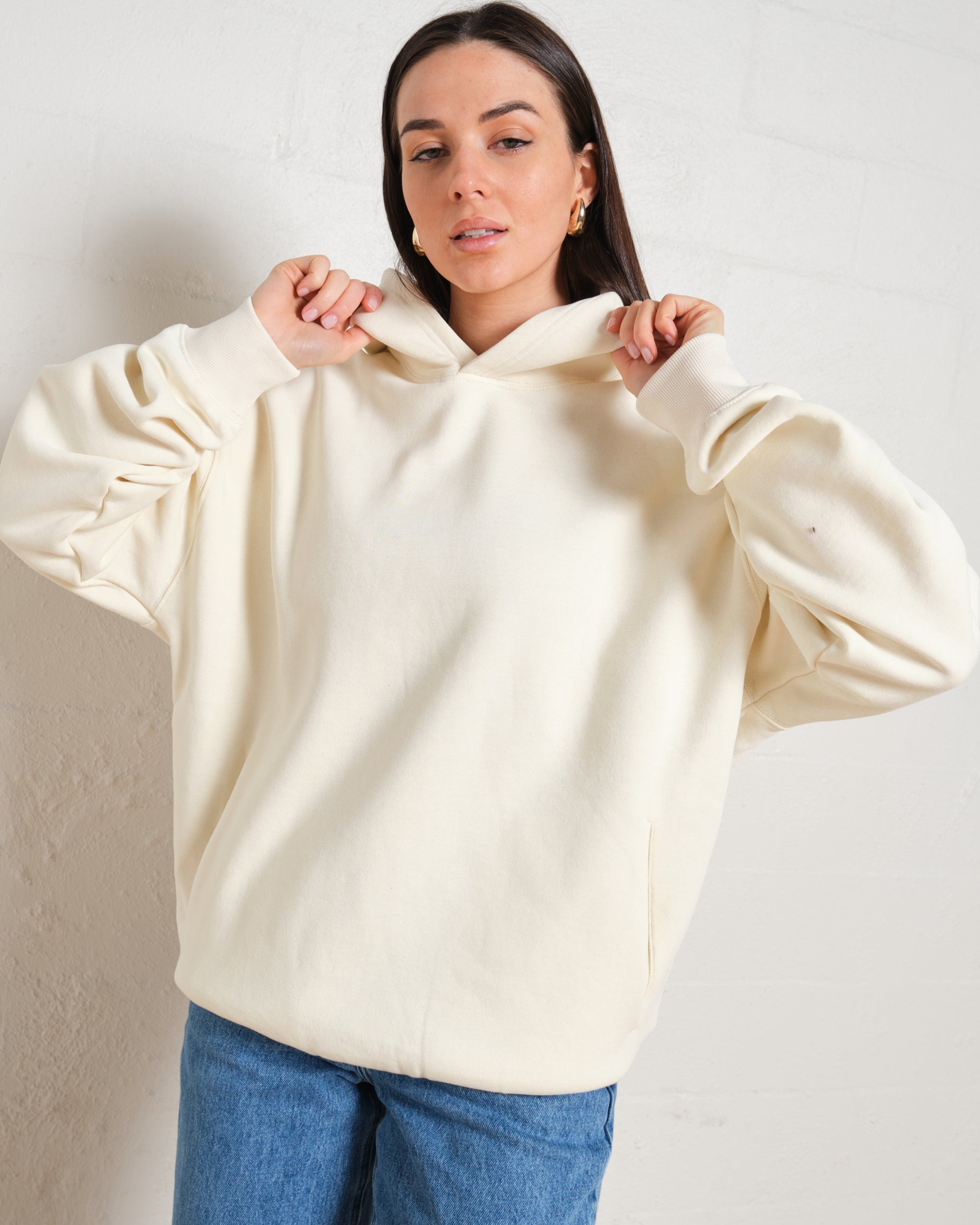 Blank Plain Hoodie Australia Online #colour_natural