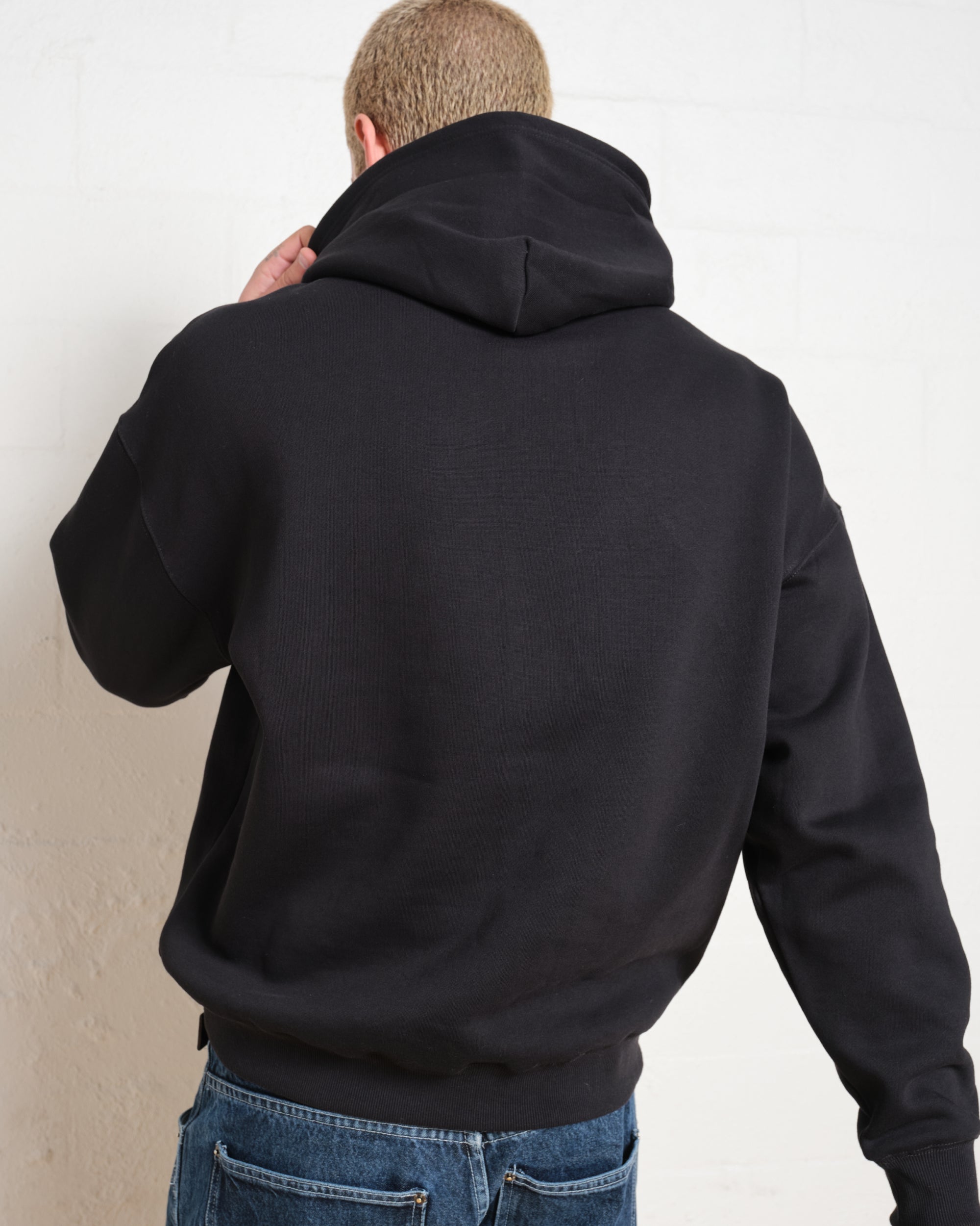 Blank Plain Hoodie Australia Online #colour_black