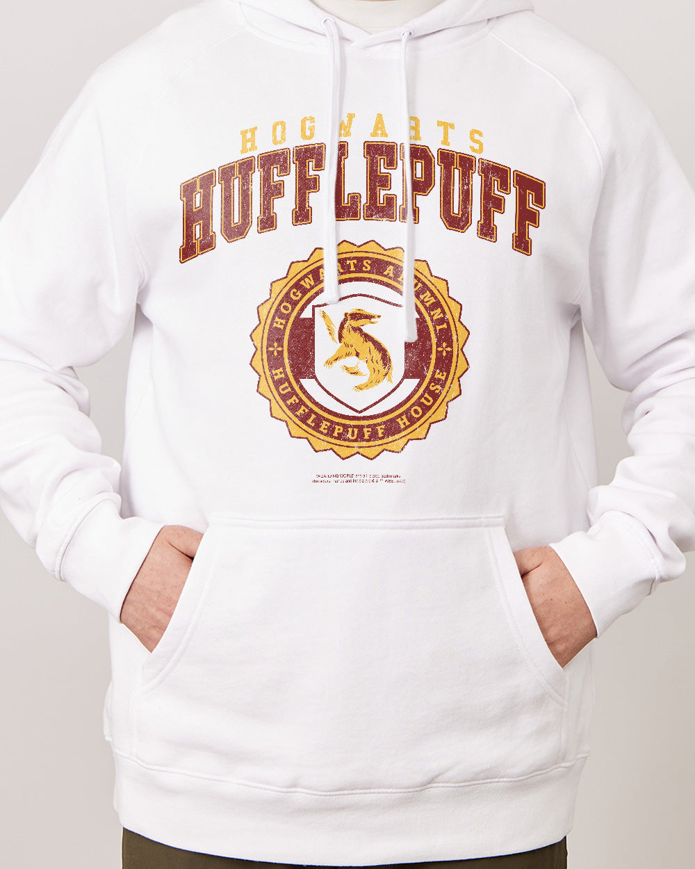 Hufflepuff College Hoodie Australia Online #colour_white