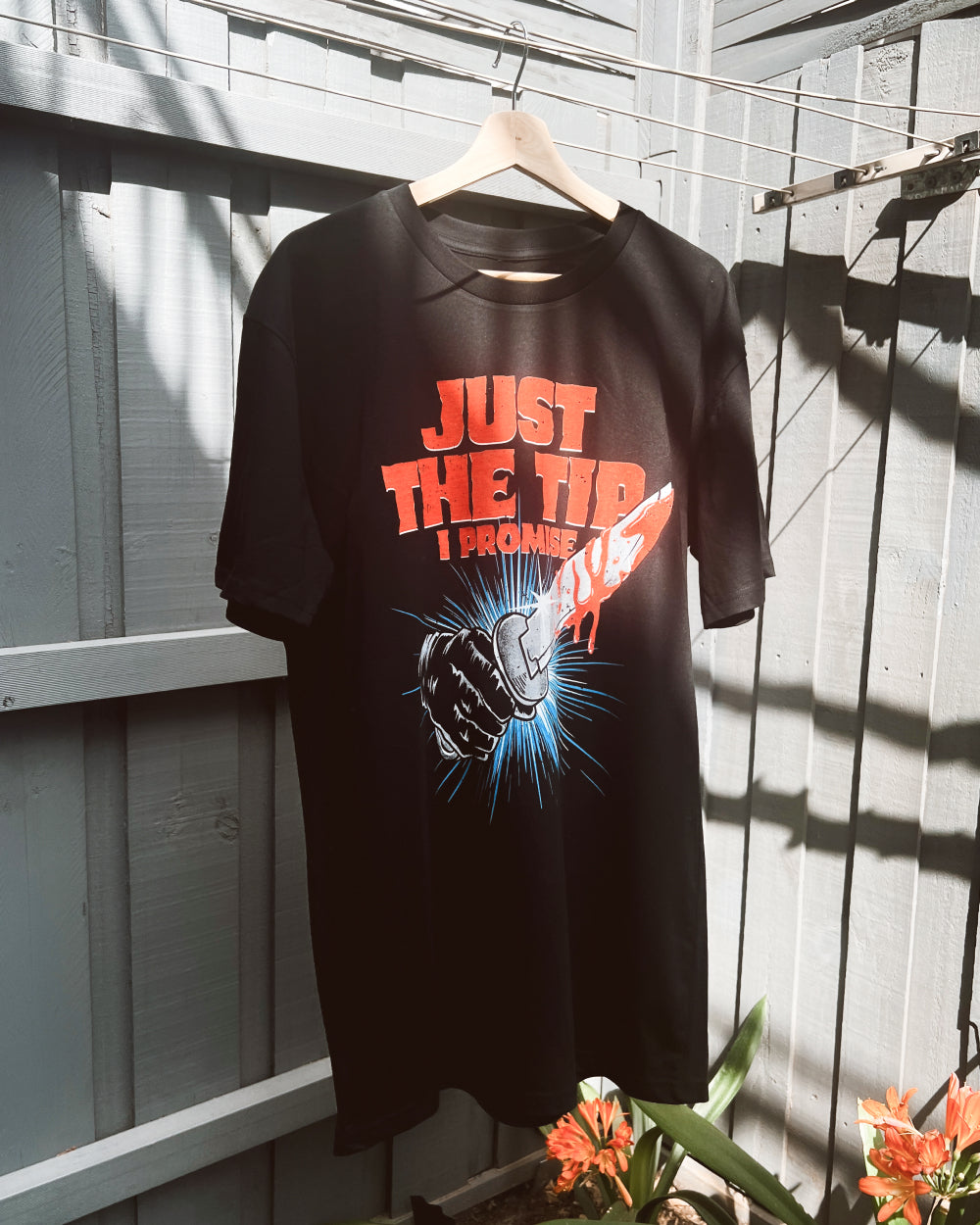 Just The Tip T-Shirt Australia Online Black