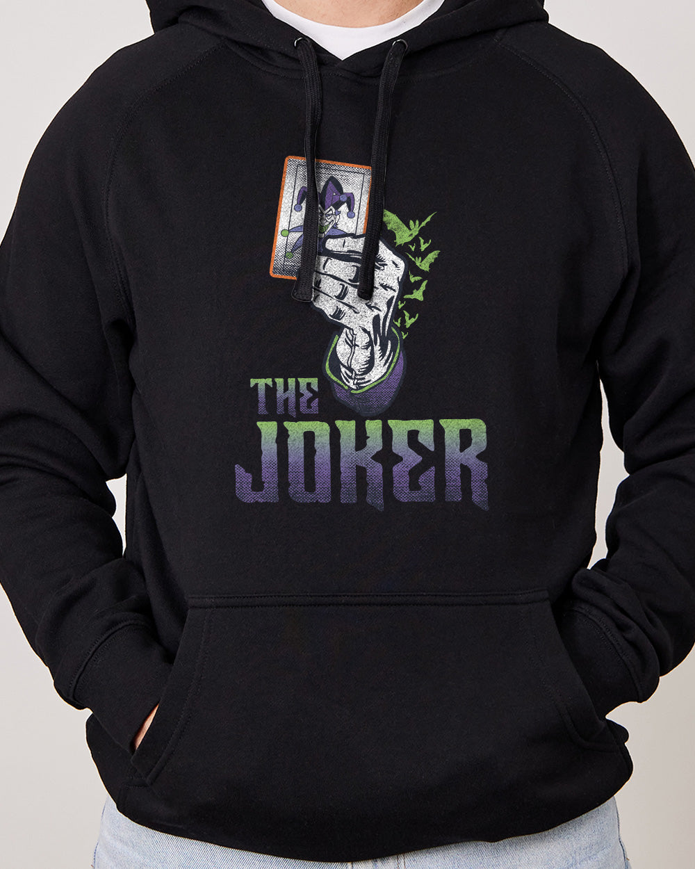 Joker Arkham Asylum Hoodie Australia Online #colour_black