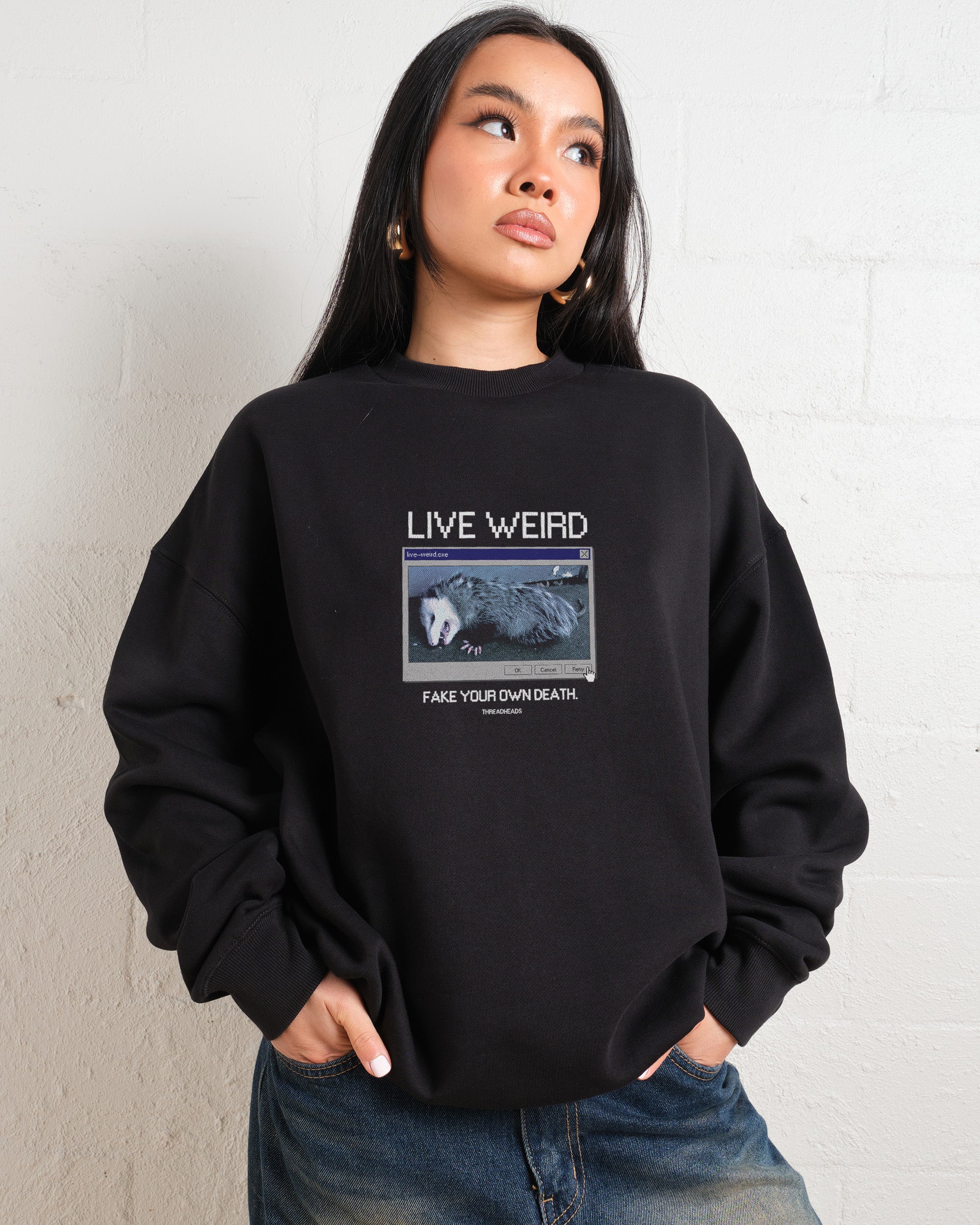 Live Weird, Fake Your Own Death Hoodie Australia Online