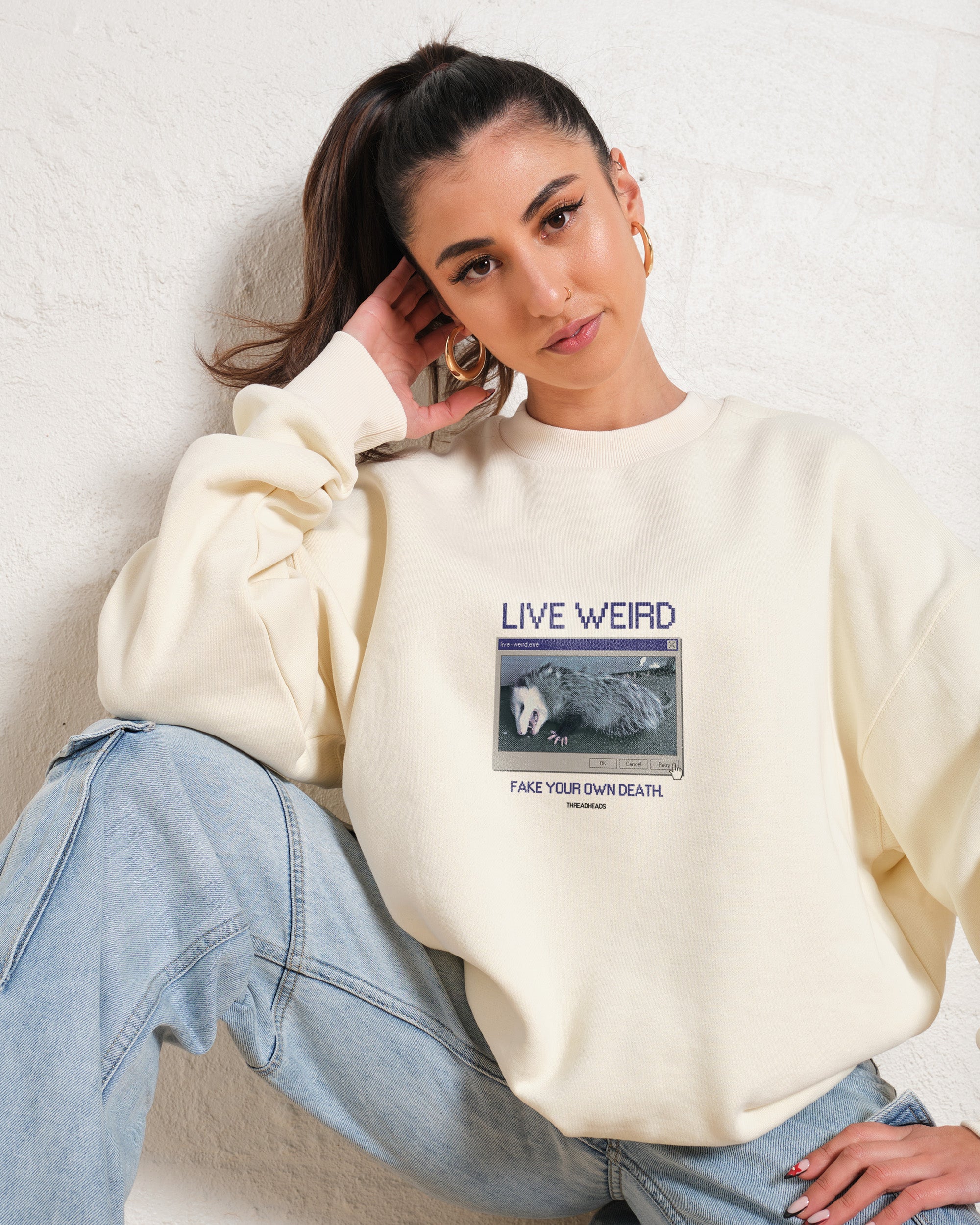 Live Weird, Fake Your Own Death Hoodie Australia Online