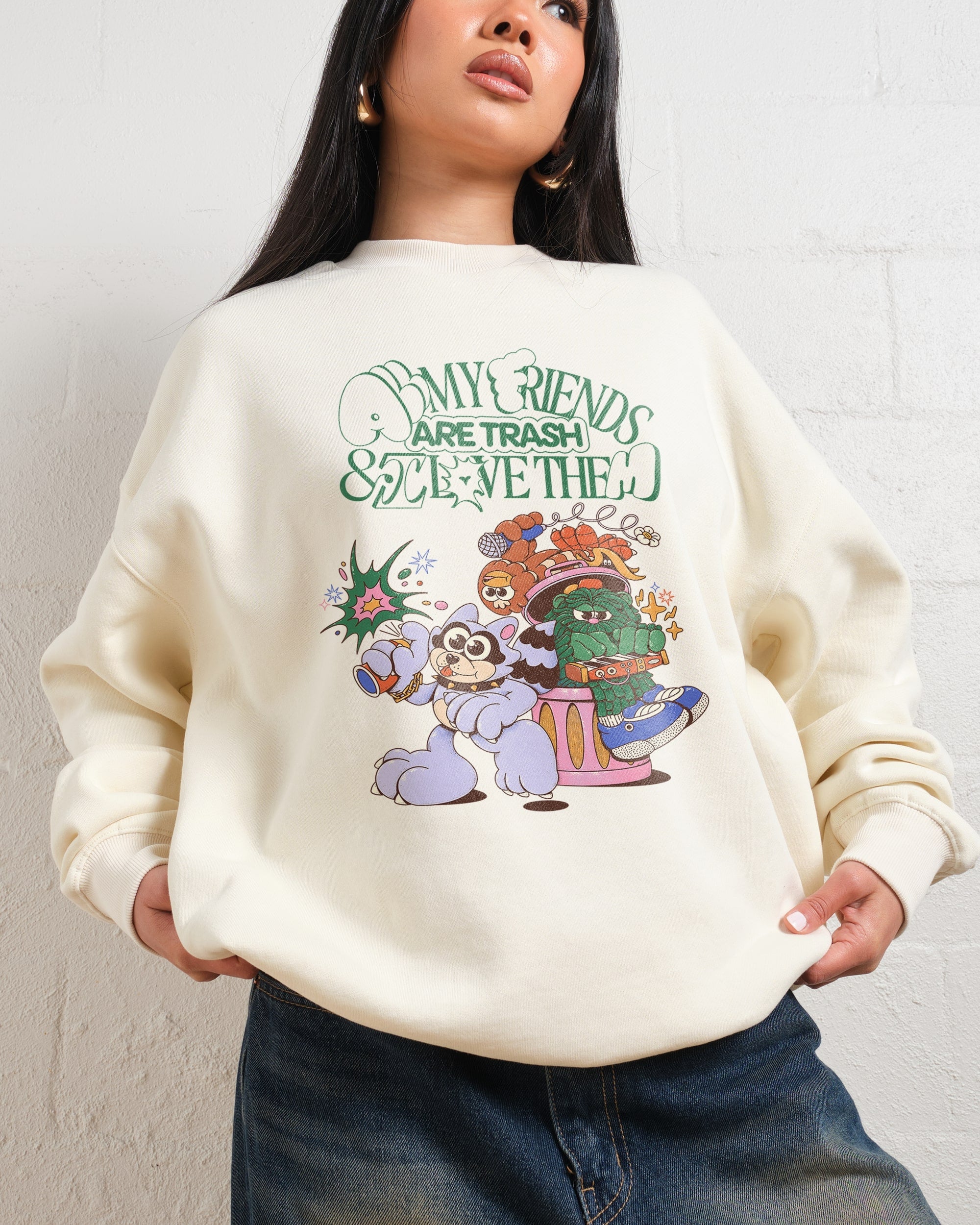 Trash Friends Sweatshirt Australia Online