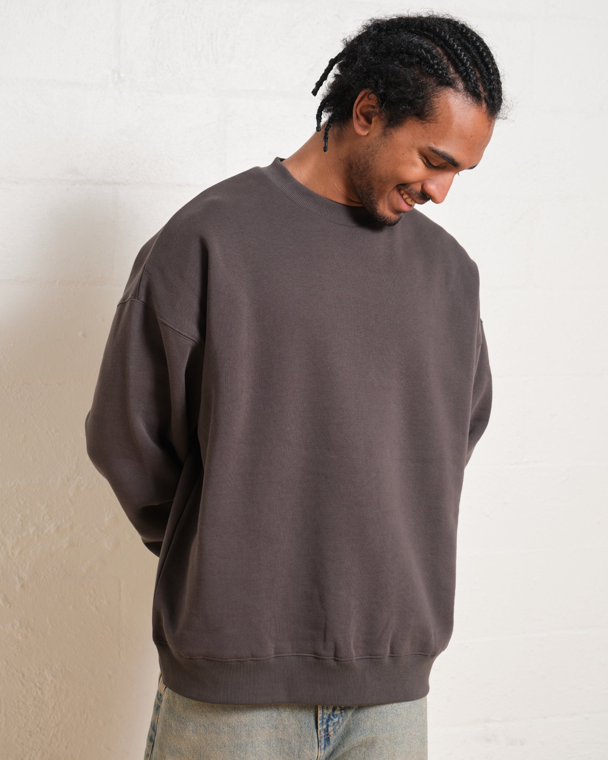 Blank Plain Jumper Australia Online #colour_charcoal