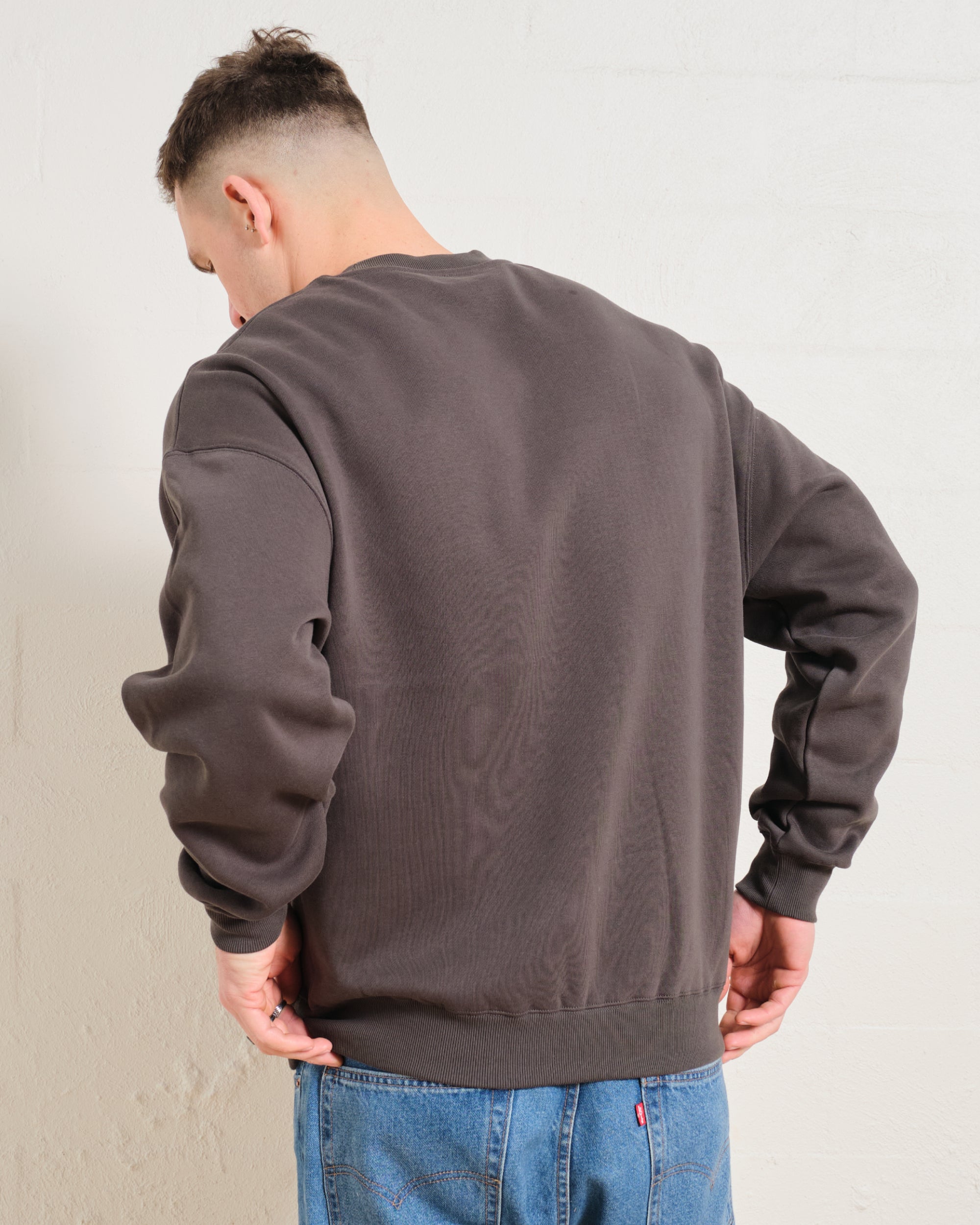 Blank Plain Jumper Australia Online #colour_charcoal