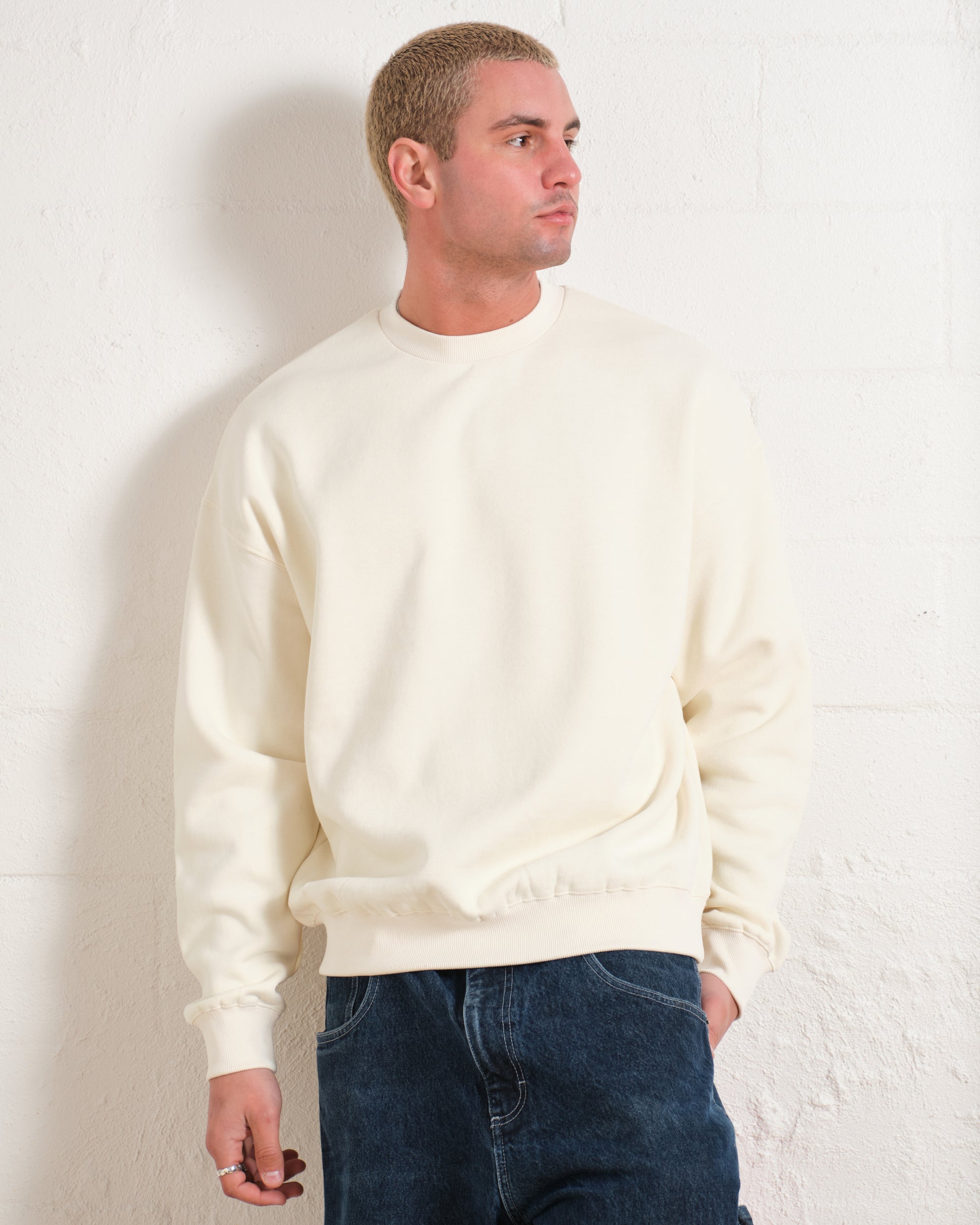 Blank Plain Jumper Australia Online #colour_natural