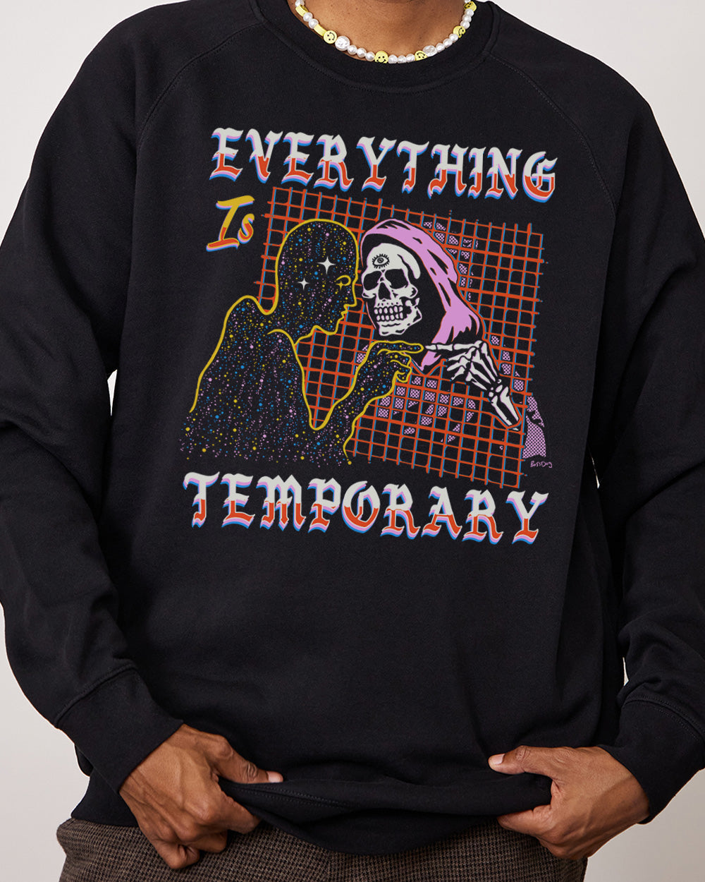 Everything is Temporary Jumper Australia Online #colour_black