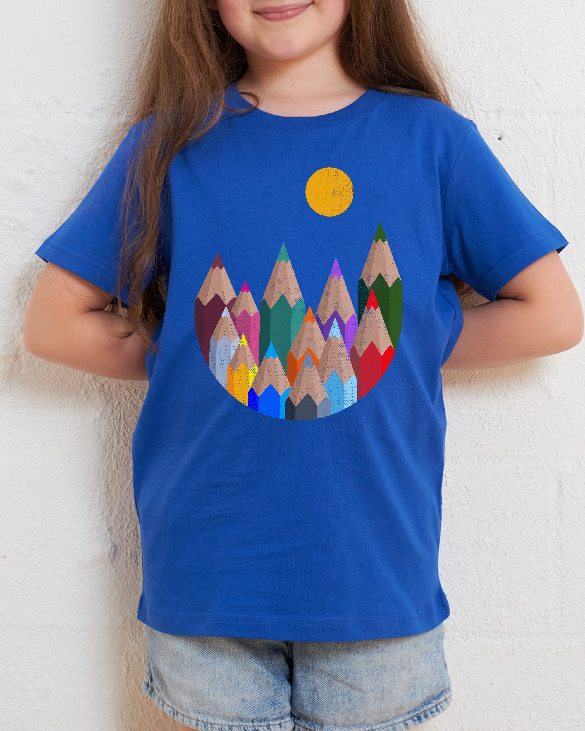 12 Colour Mountains Kids T-Shirt
