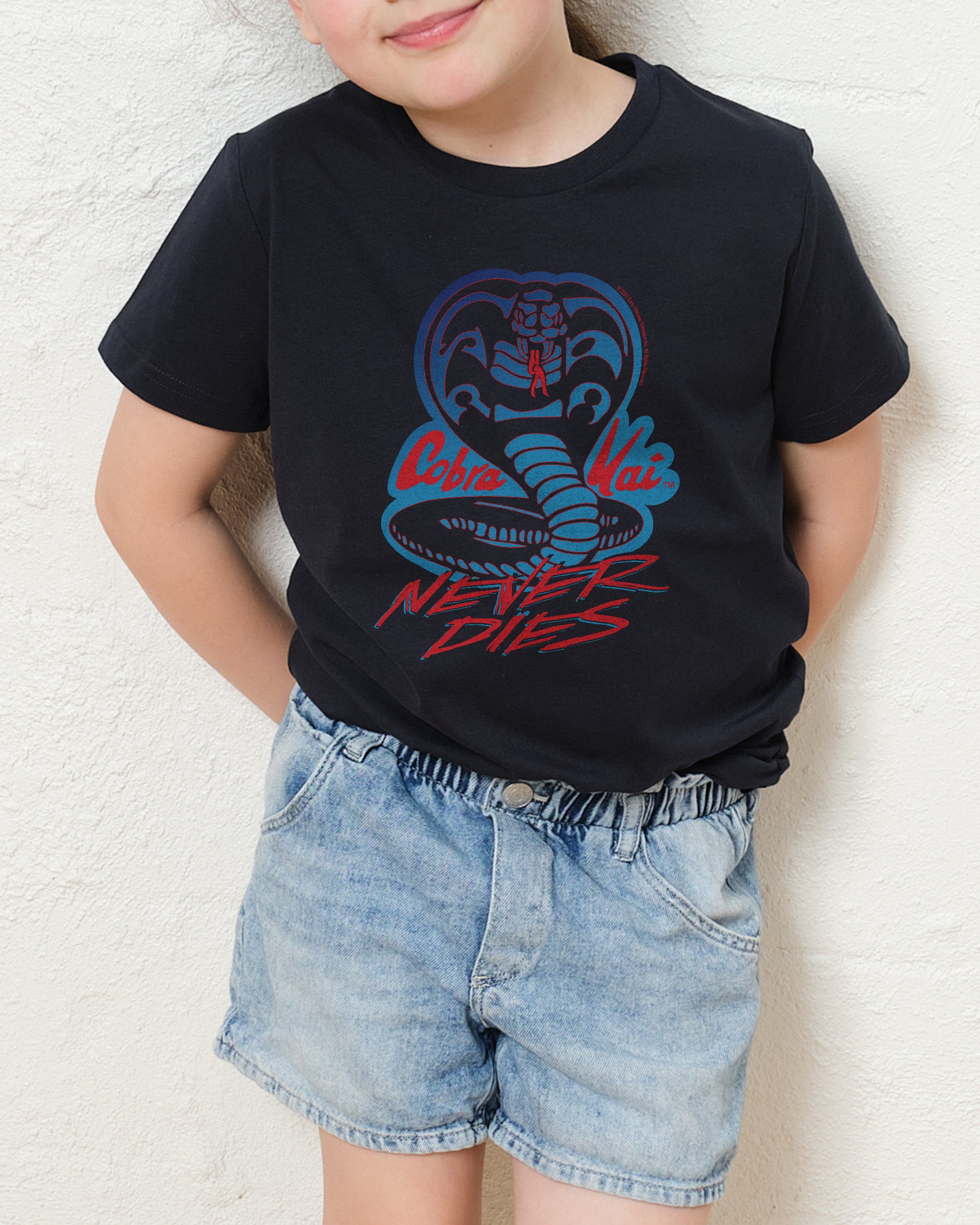 Cobra Kai Never Dies Kids T-Shirt