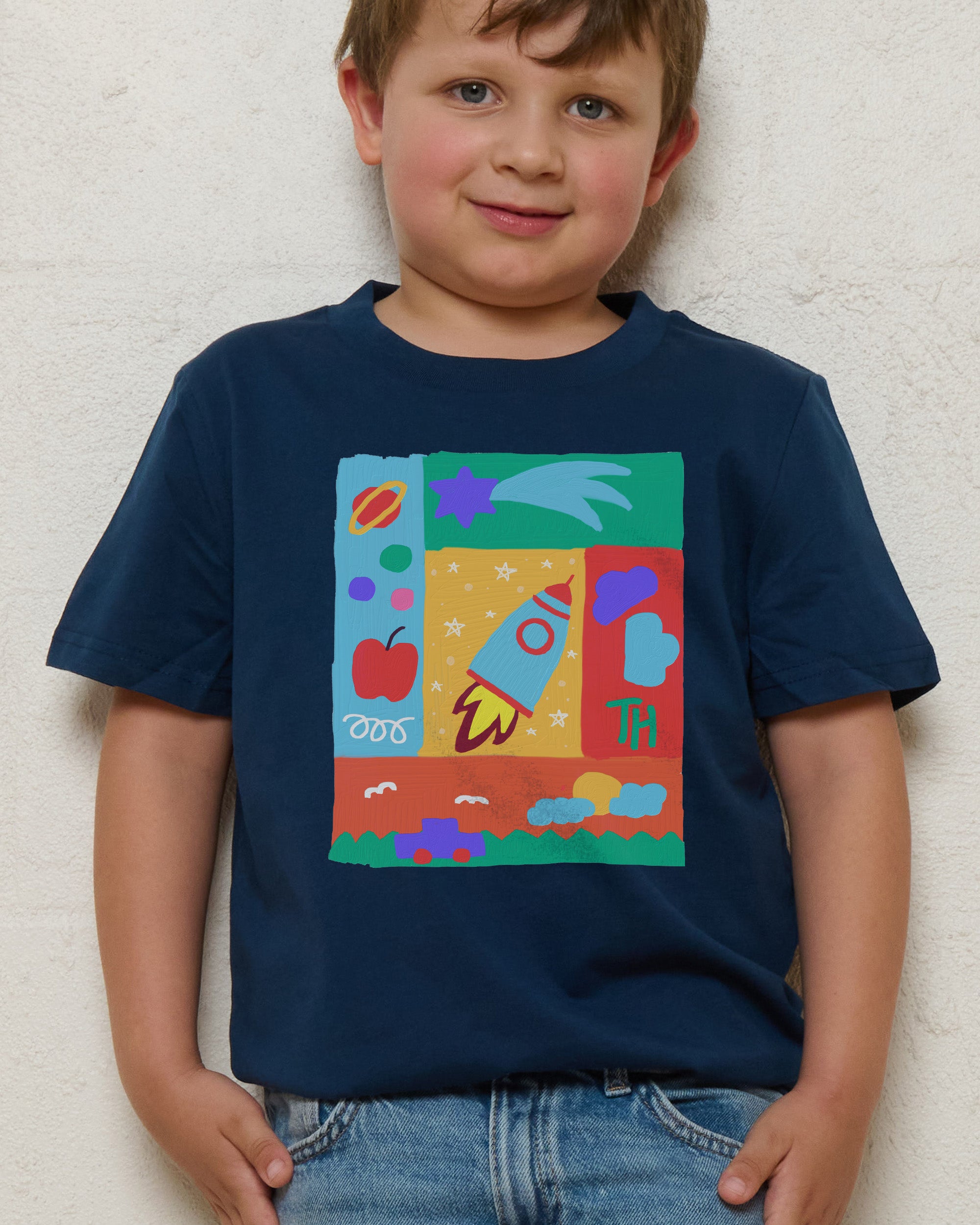 Rocket Painting Kids T-Shirt Online Australia