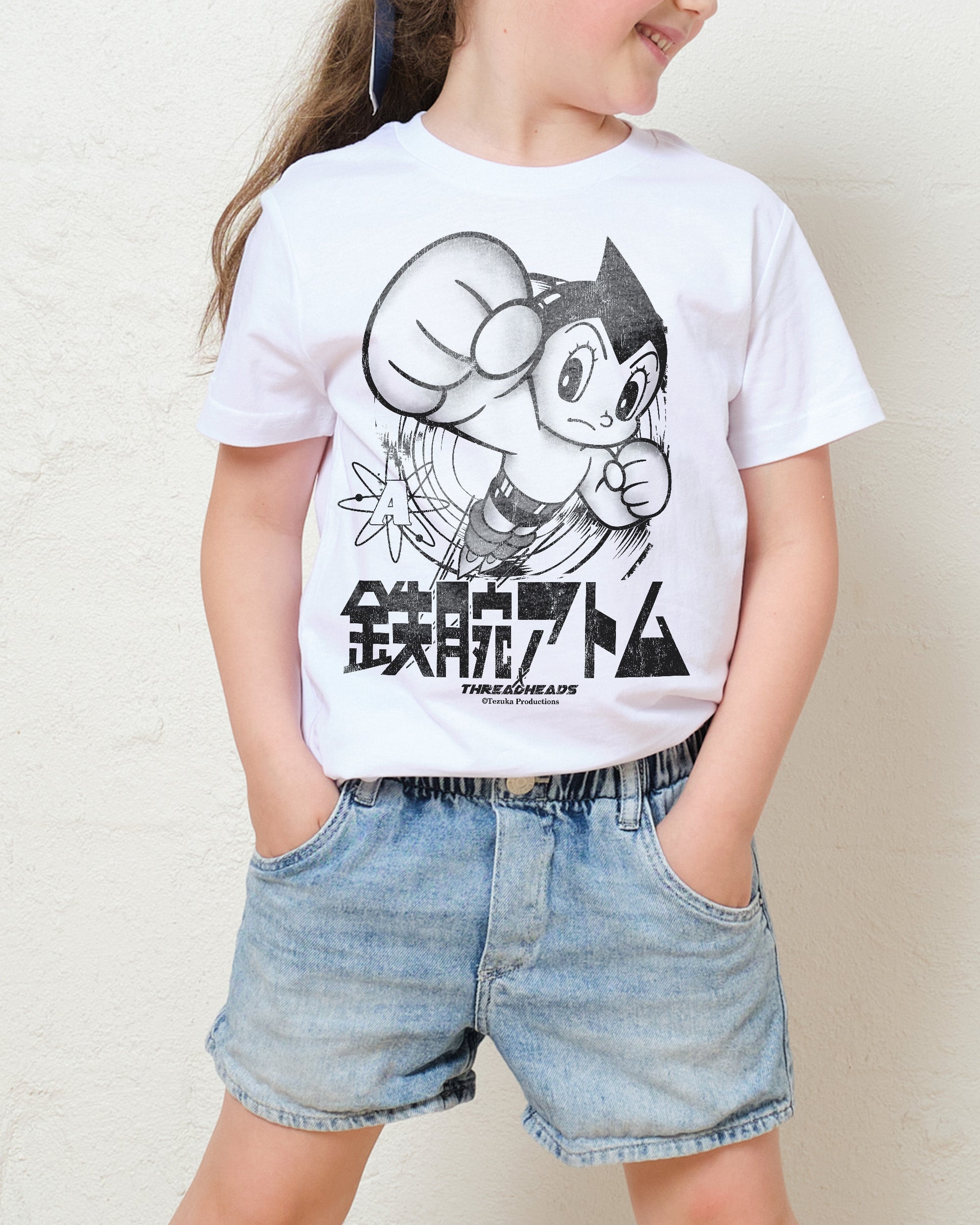 Astro Boy Black and White Kids T-Shirt