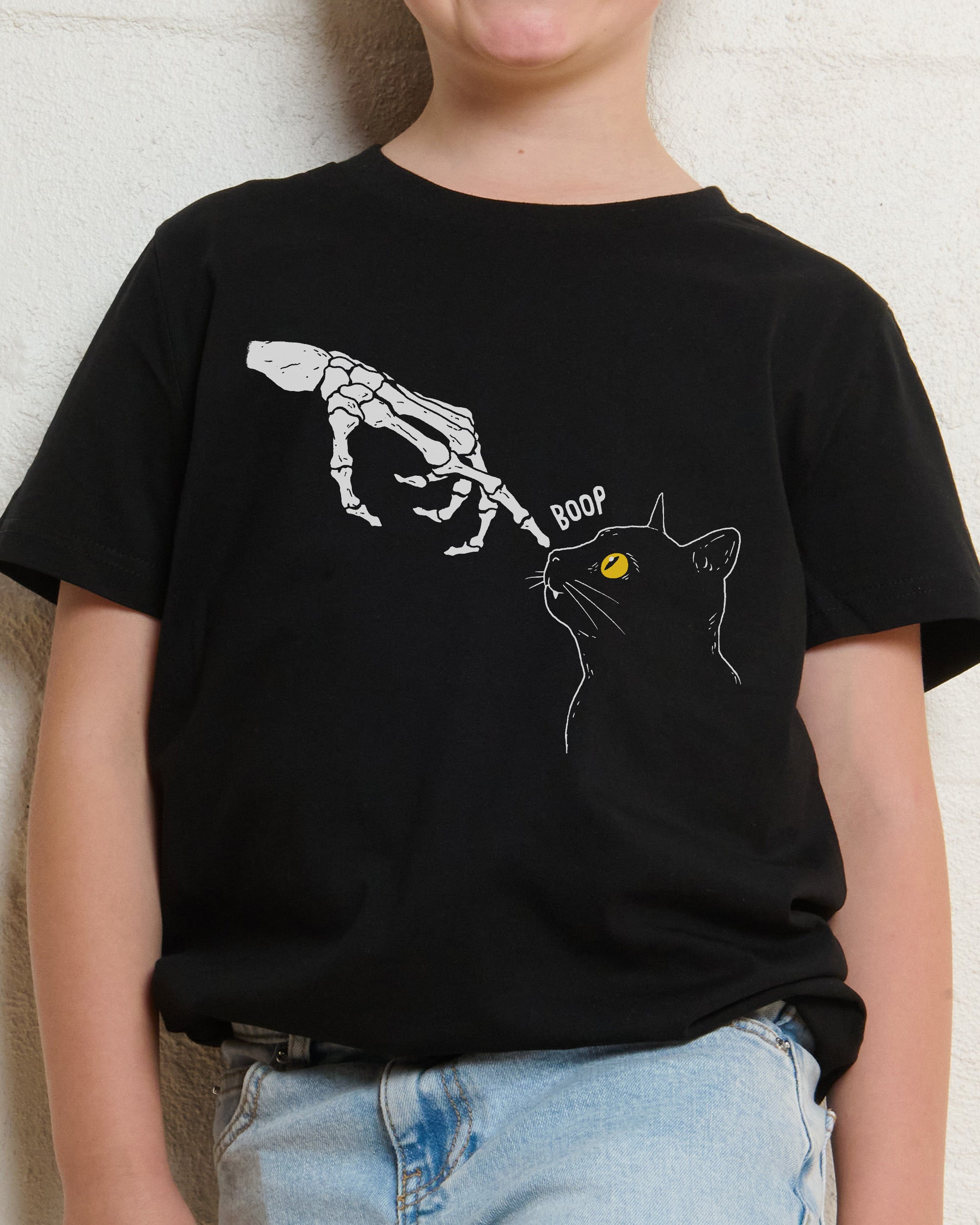 Spooky Boop Black Kids T-Shirt