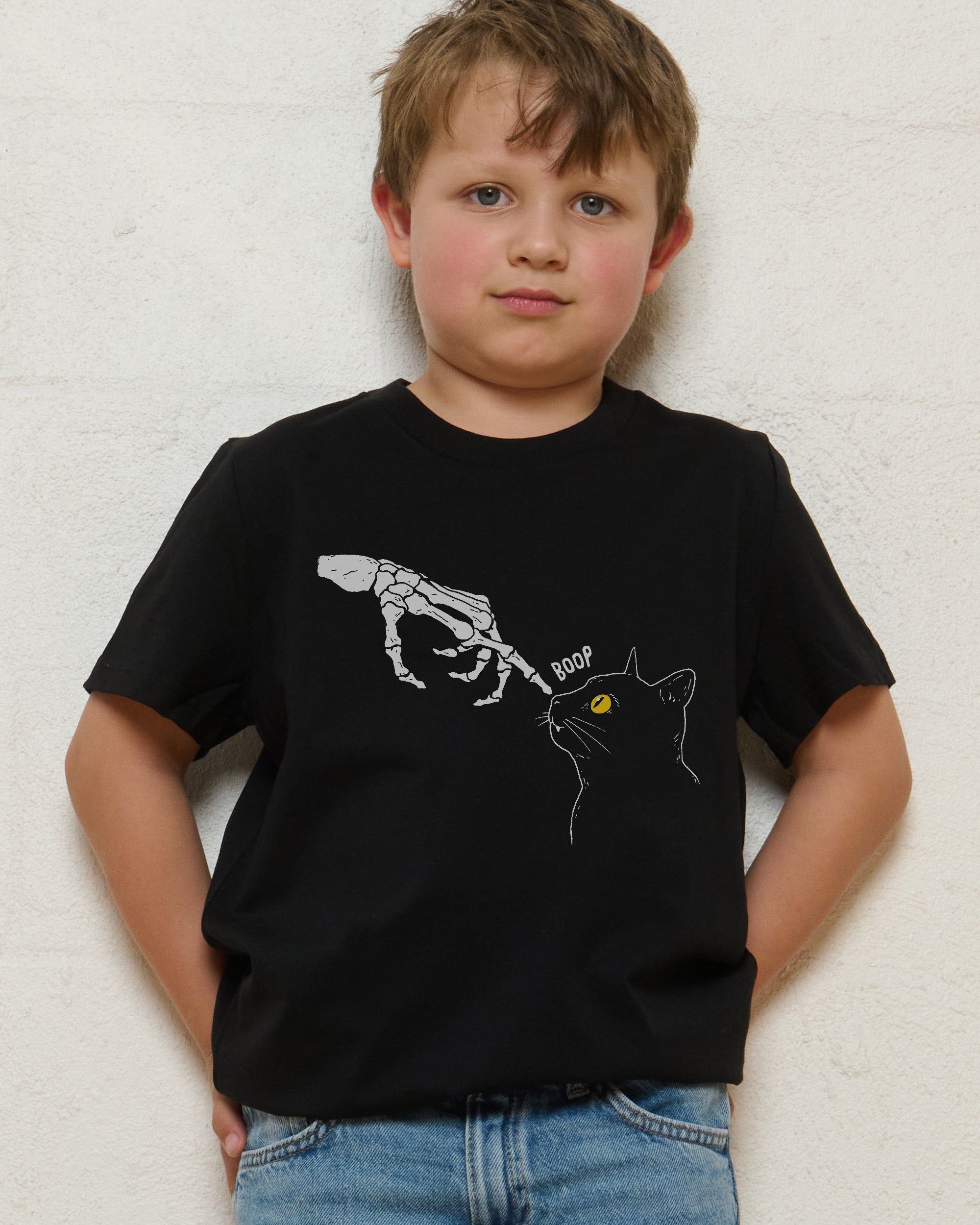 Spooky Boop Black Kids T-Shirt