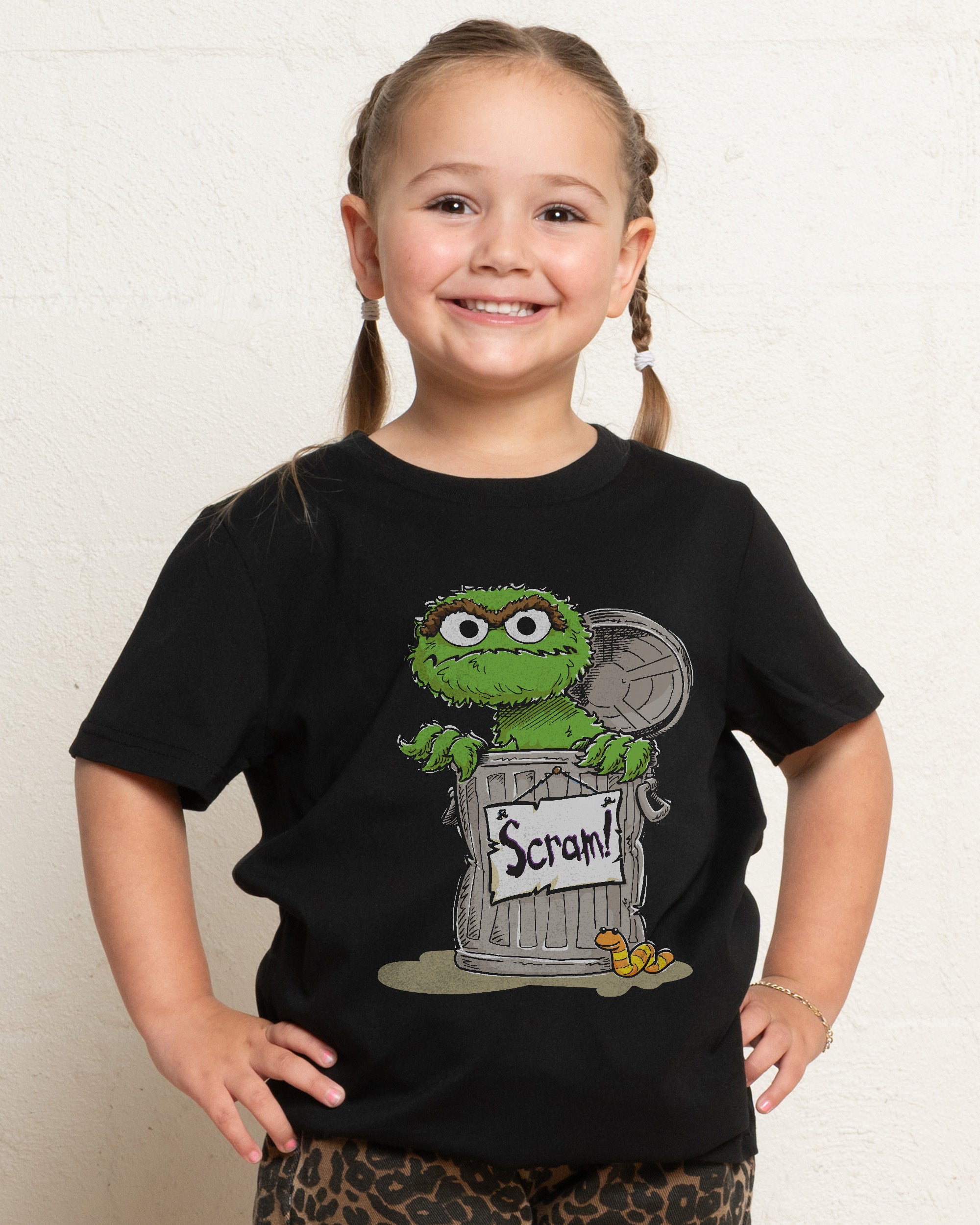 Oscar Scram Black Kids T-Shirt