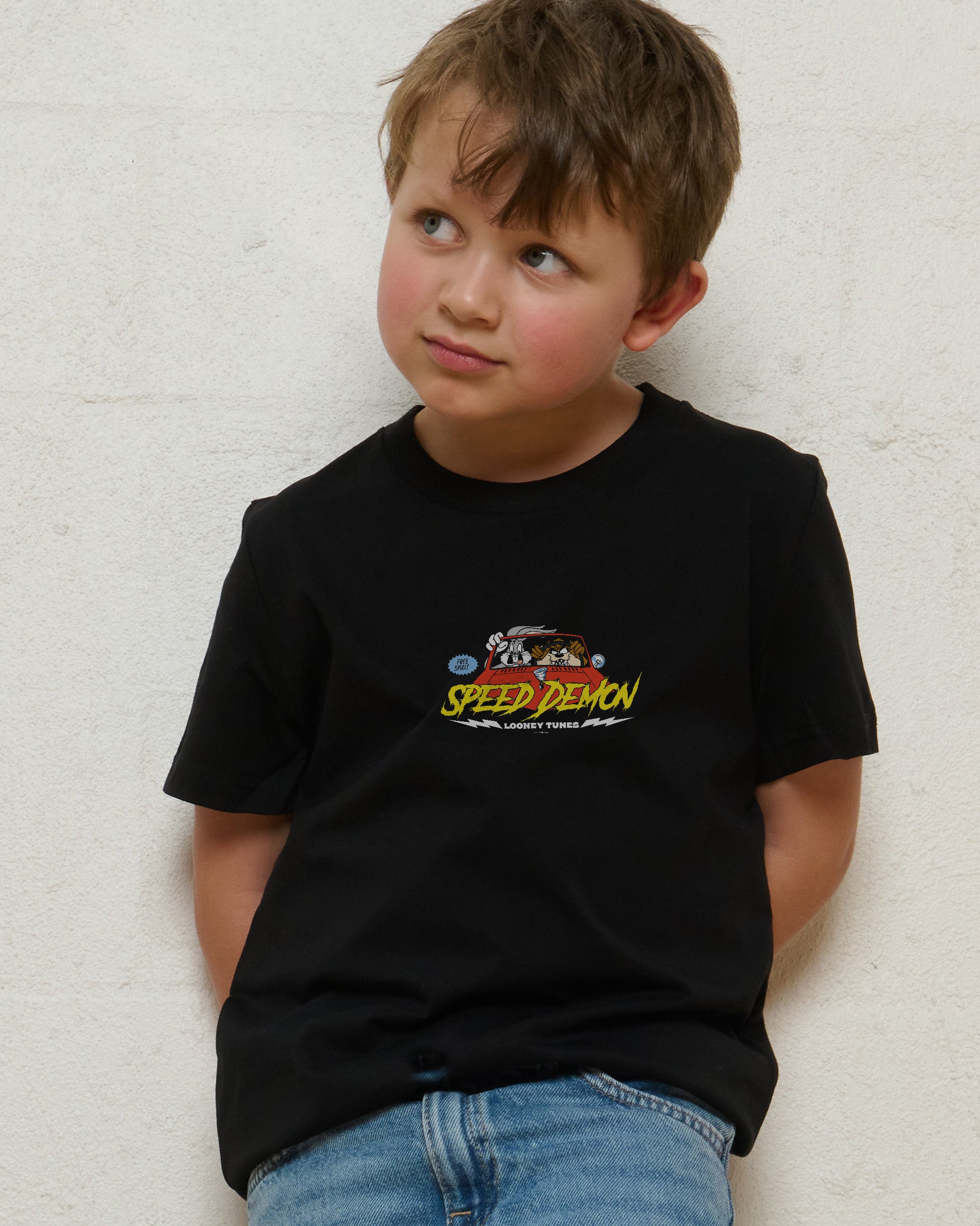 Speed Demon Black Kids T-Shirt