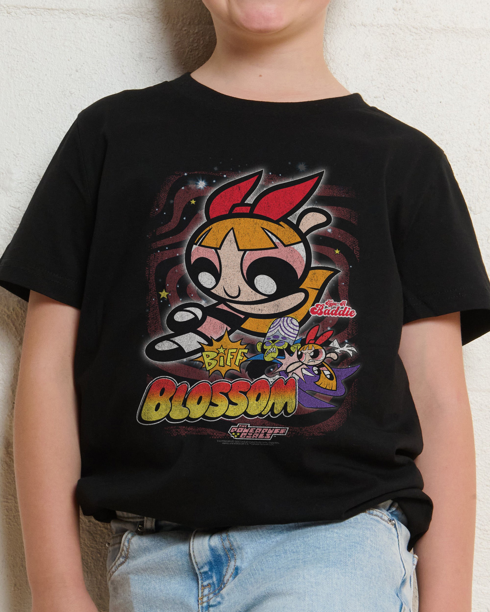 Blossom Black Kids T-Shirt